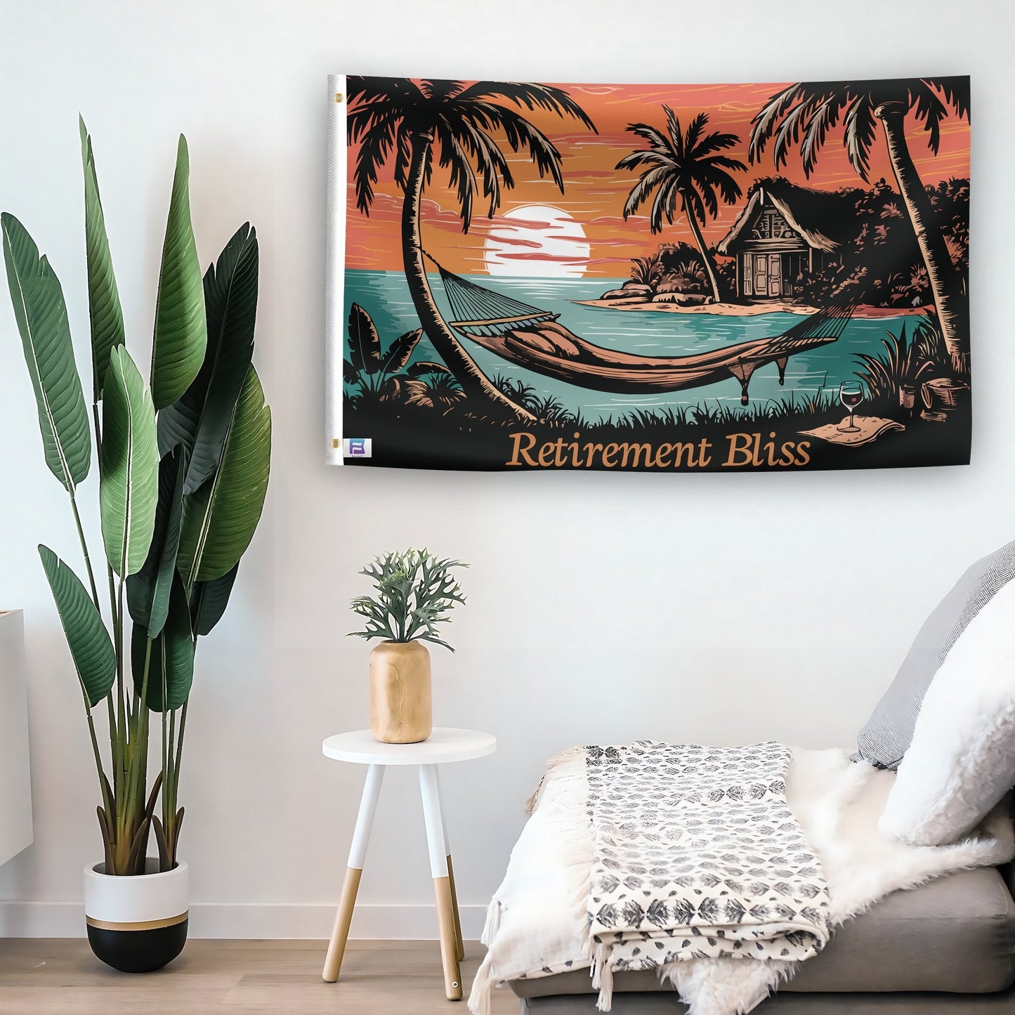 Retirement Bliss Flag