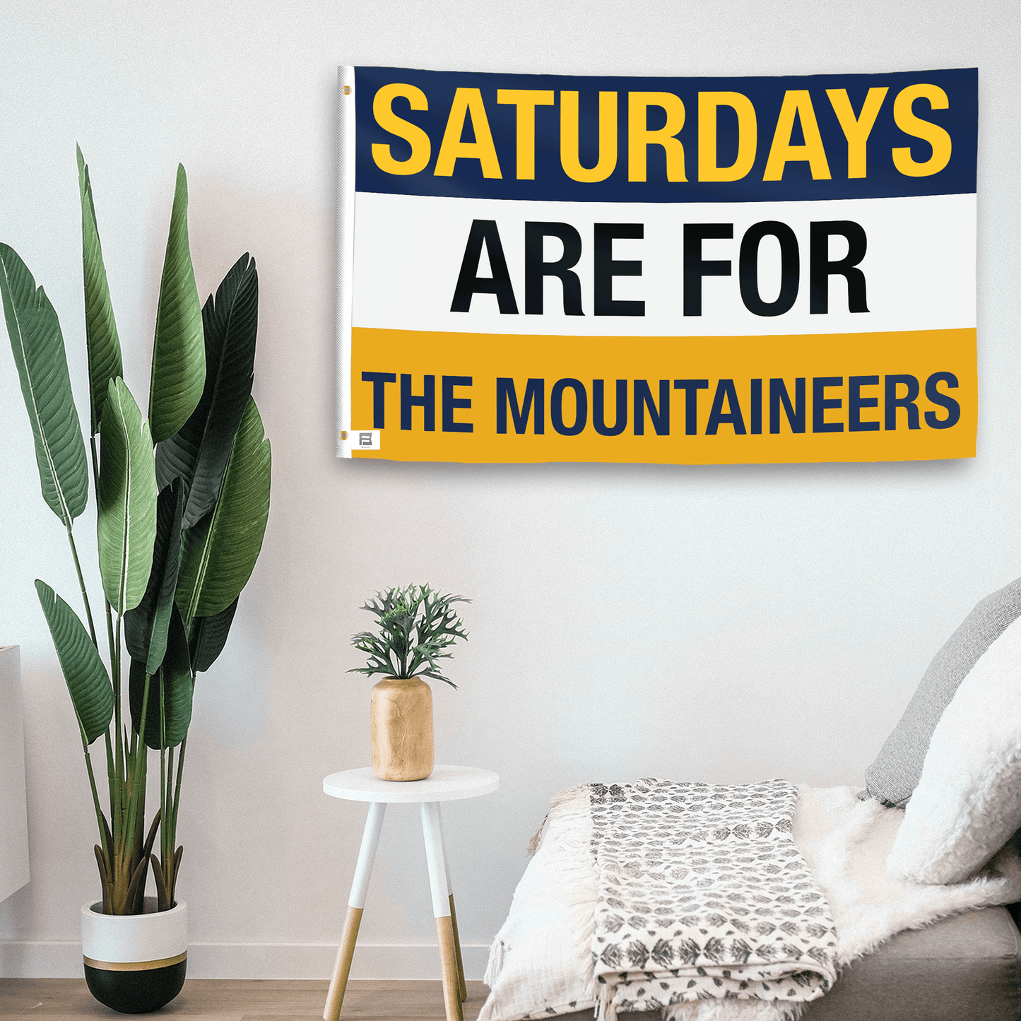 Saturdays Are for the Mountaineers Flag