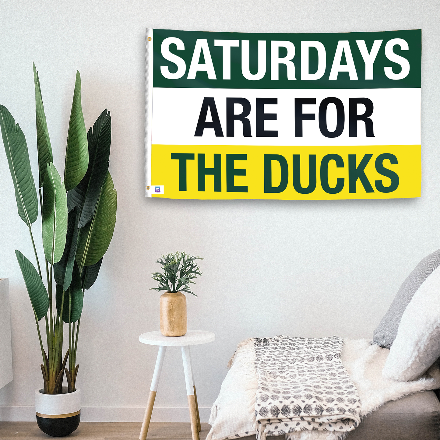 Saturdays Are for the Ducks Flag