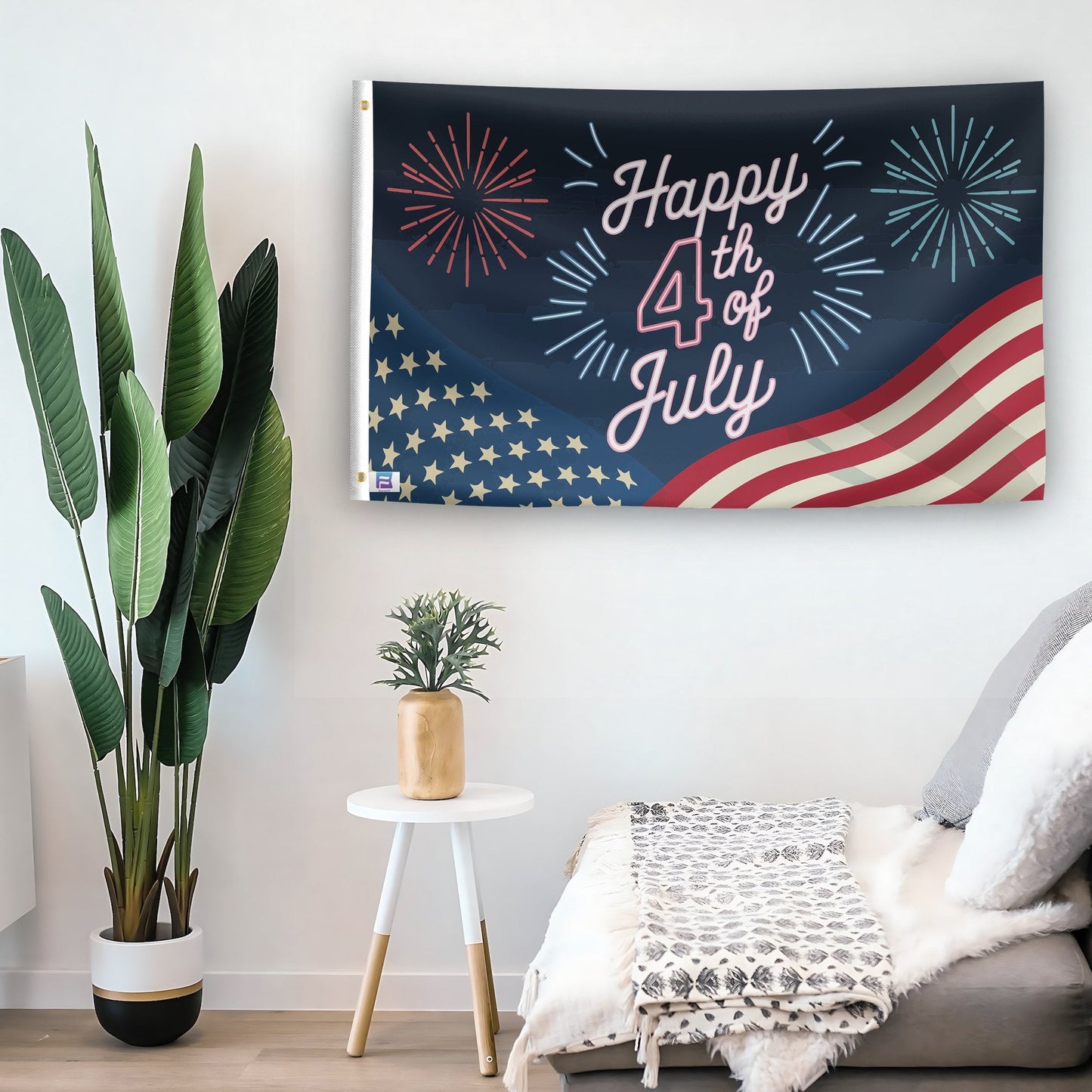 Happy 4th Of July Flag