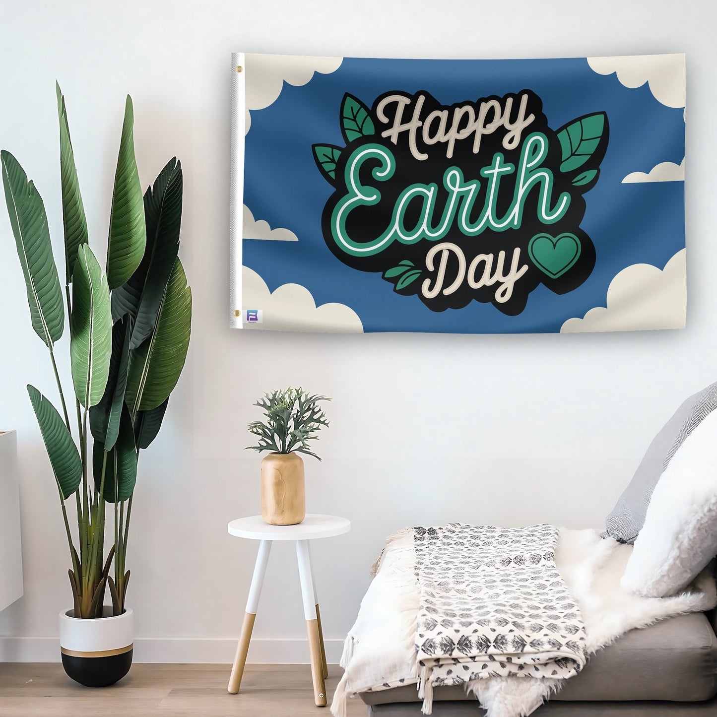 Happy Earth Day Flag