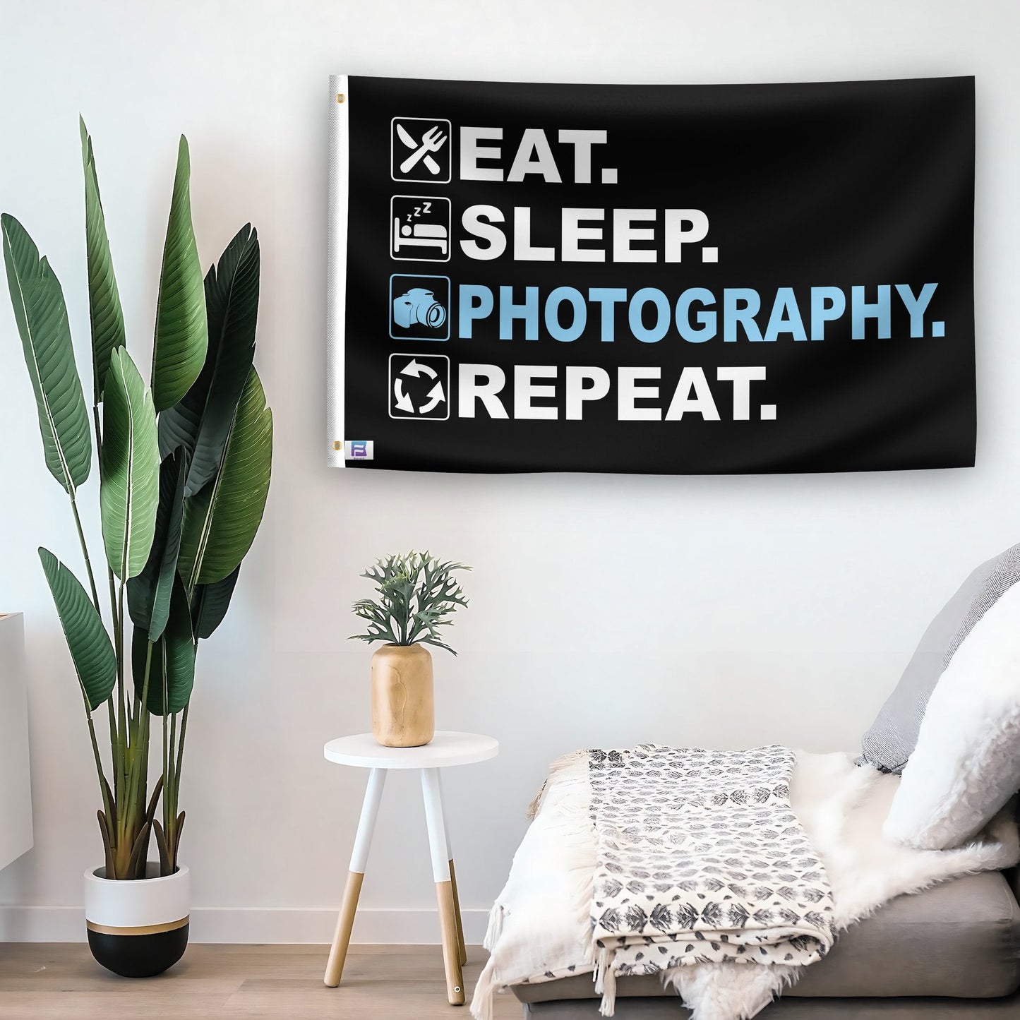 Eat Sleep Photography Repeat Flag