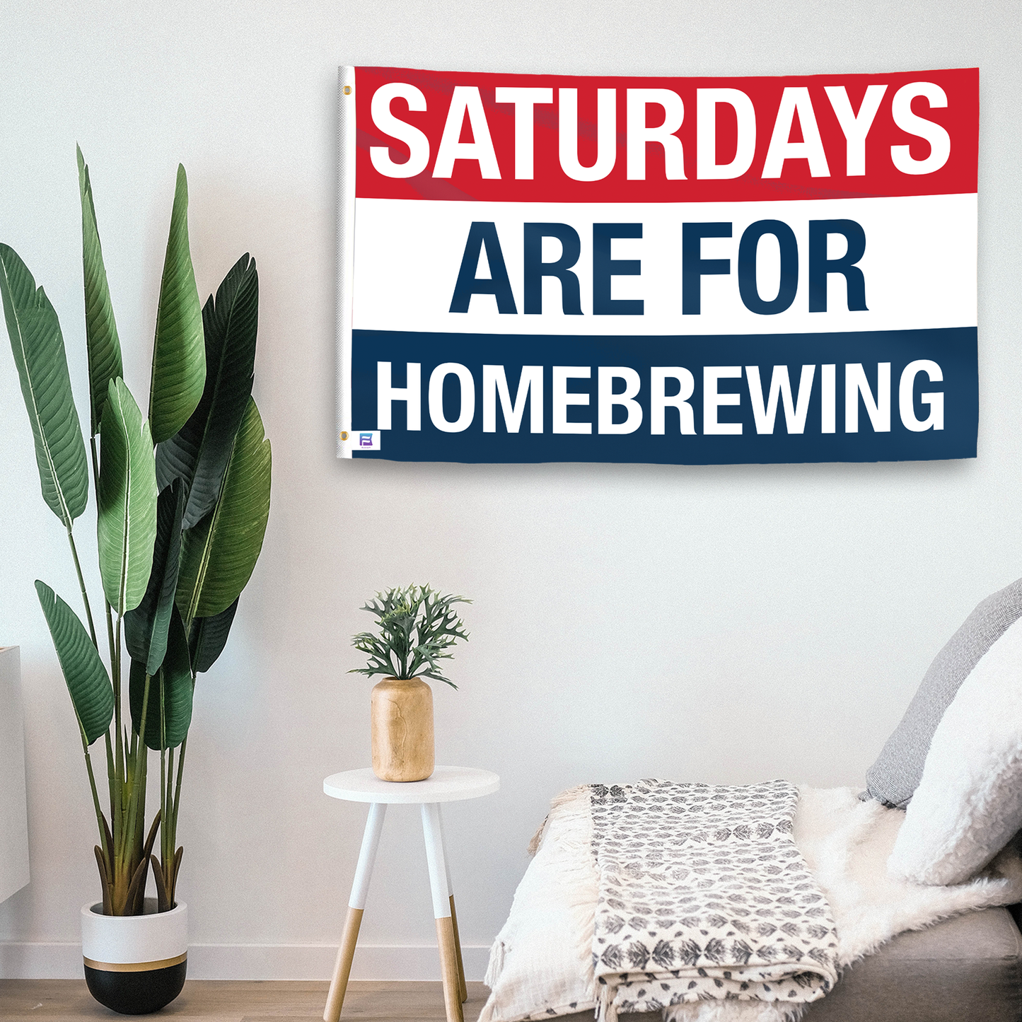 Saturdays Are for Homebrewing Flag