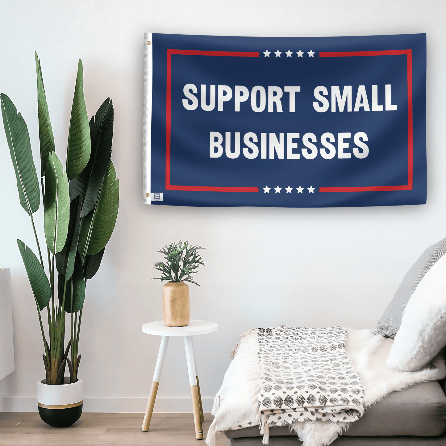 Support Small Businesses Political Flag