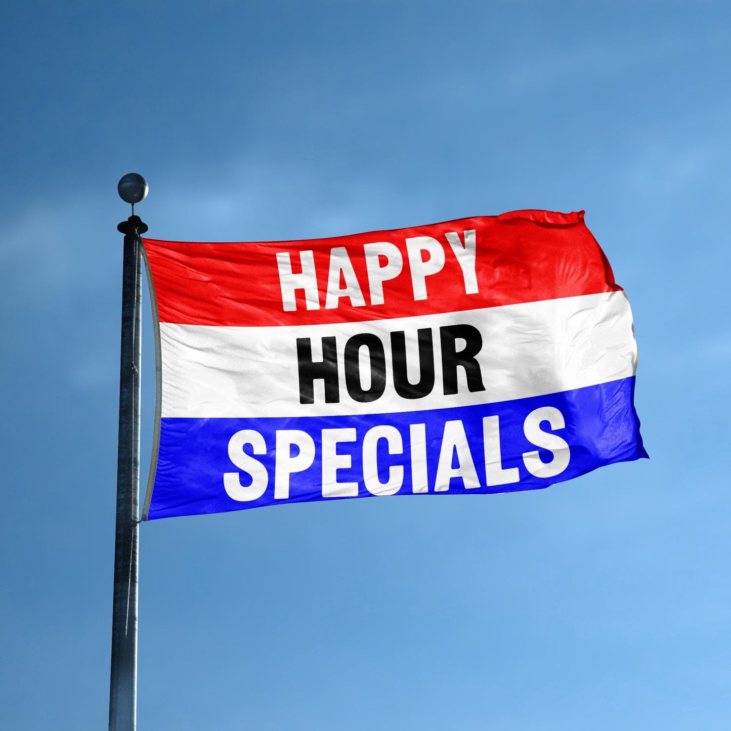 Happy Hour Specials Business Flag