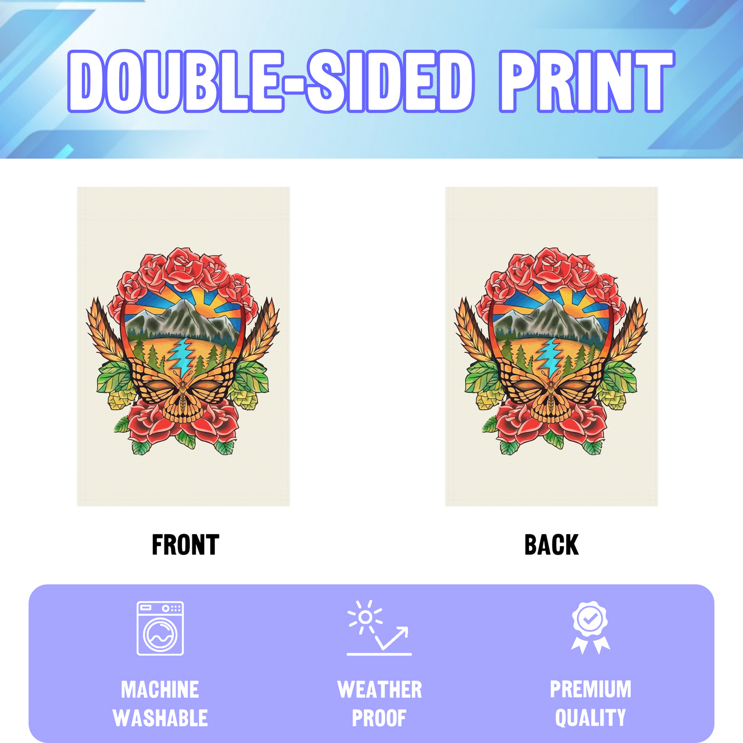 Grateful Dead Mountain Garden Flag