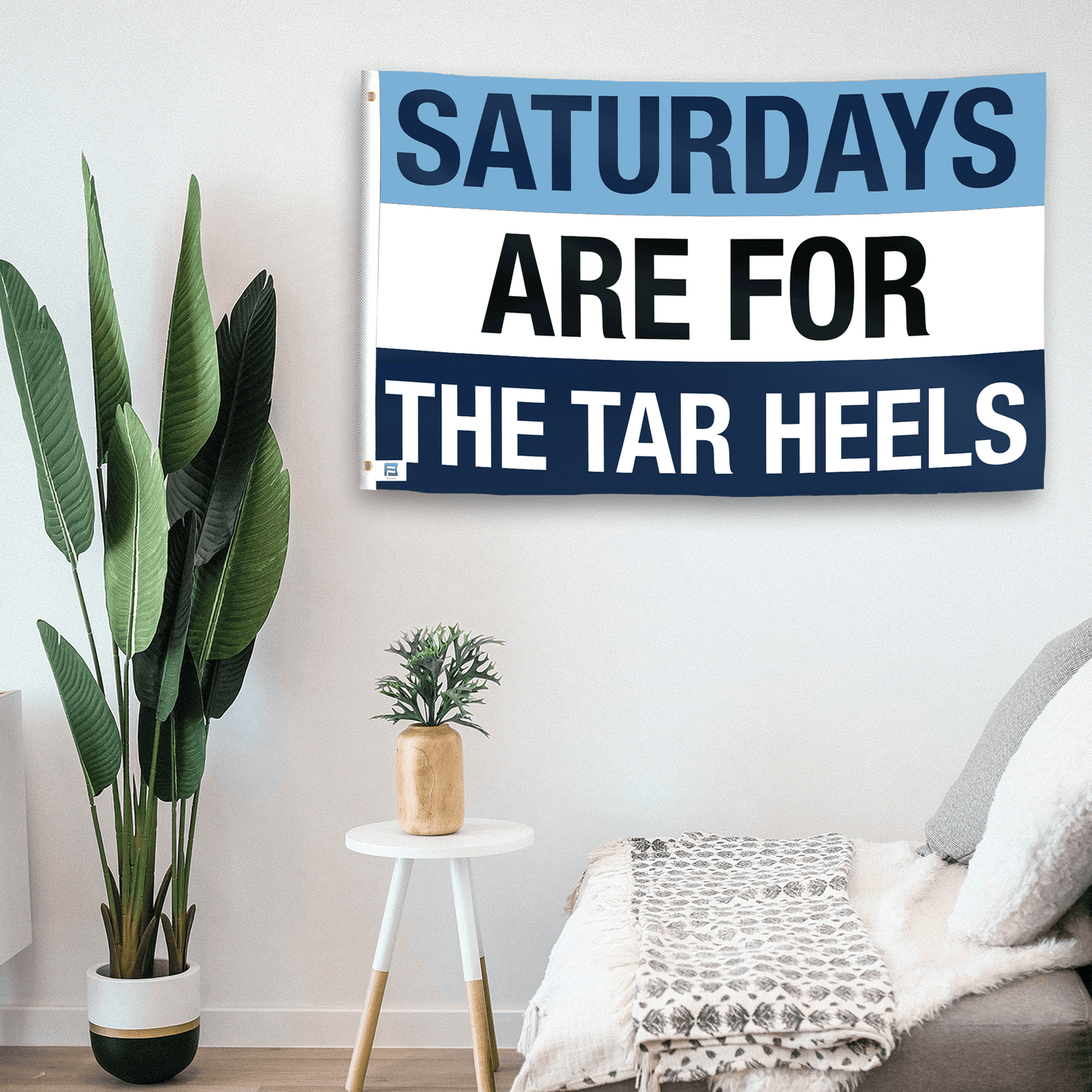 Saturdays Are for the Tar Heels Flag