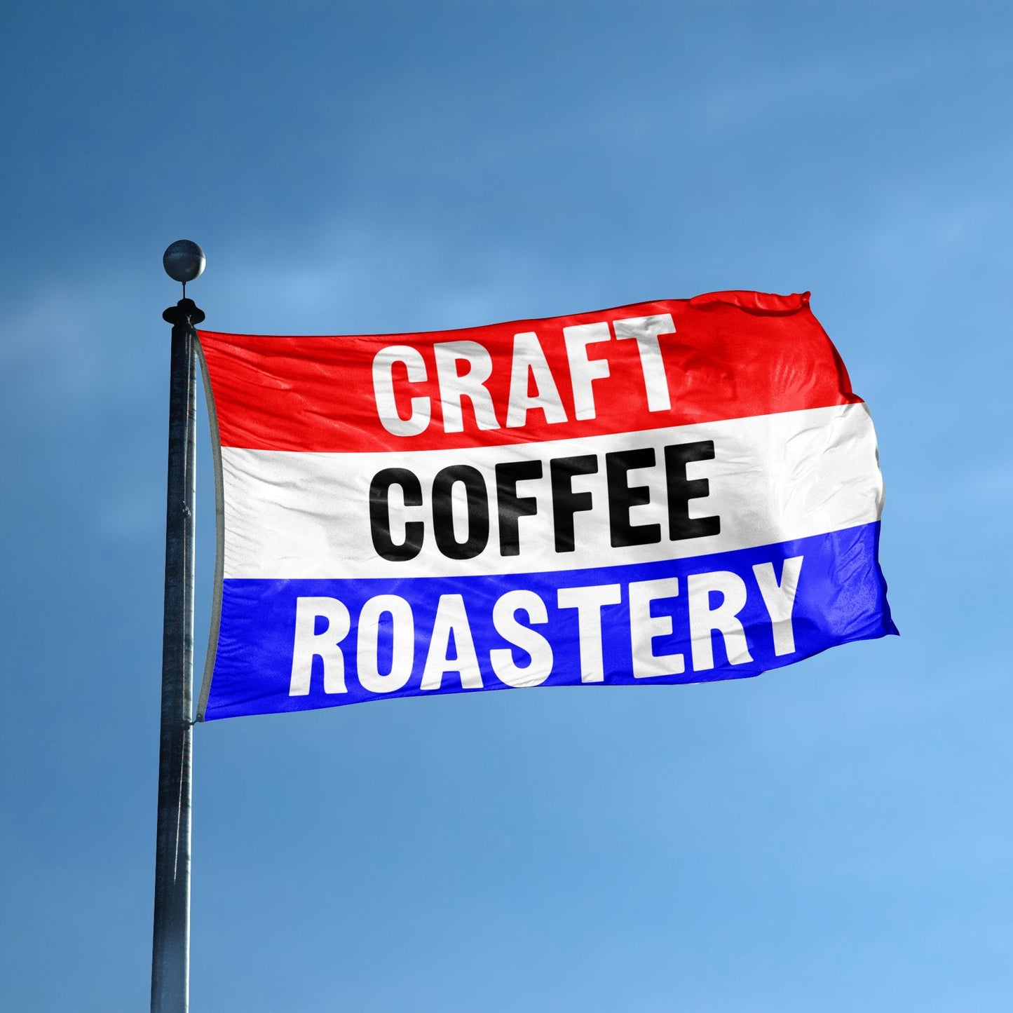 Craft Coffee Roastery Business Flag