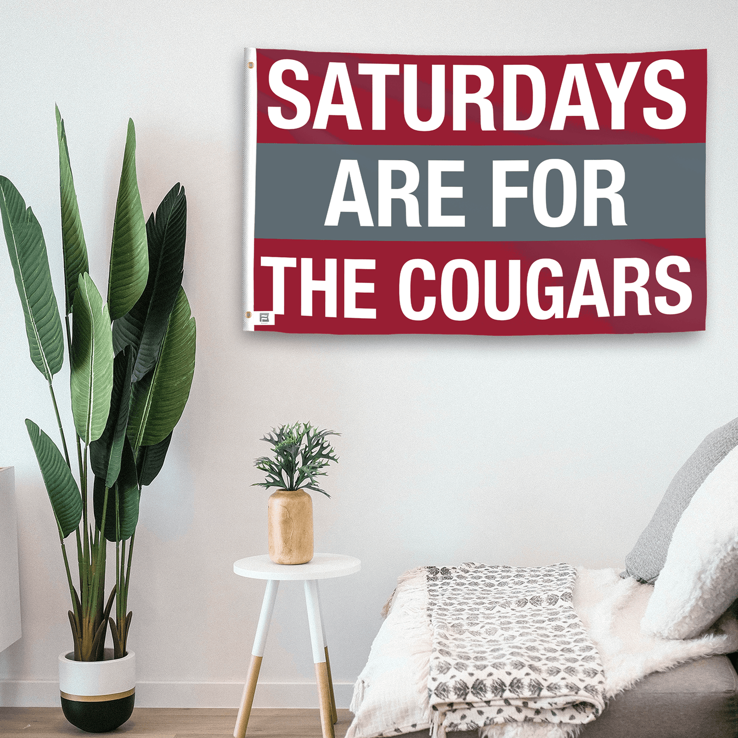 Saturdays Are for the Cougars Washington State Flag