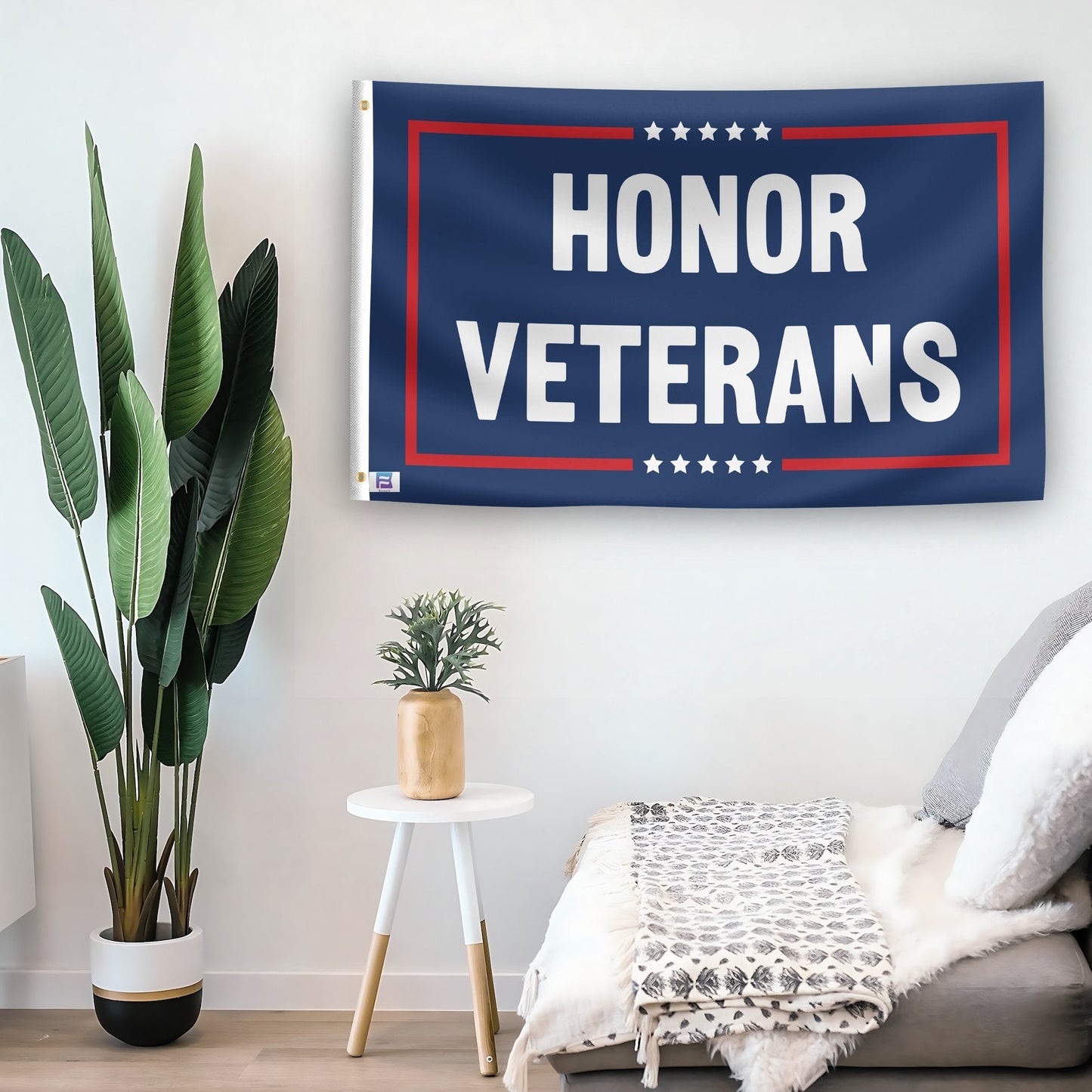 Honor Veterans Political Flag