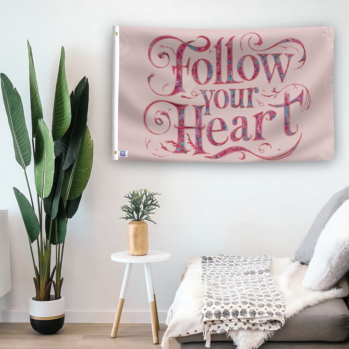 Follow Your Heart Flag
