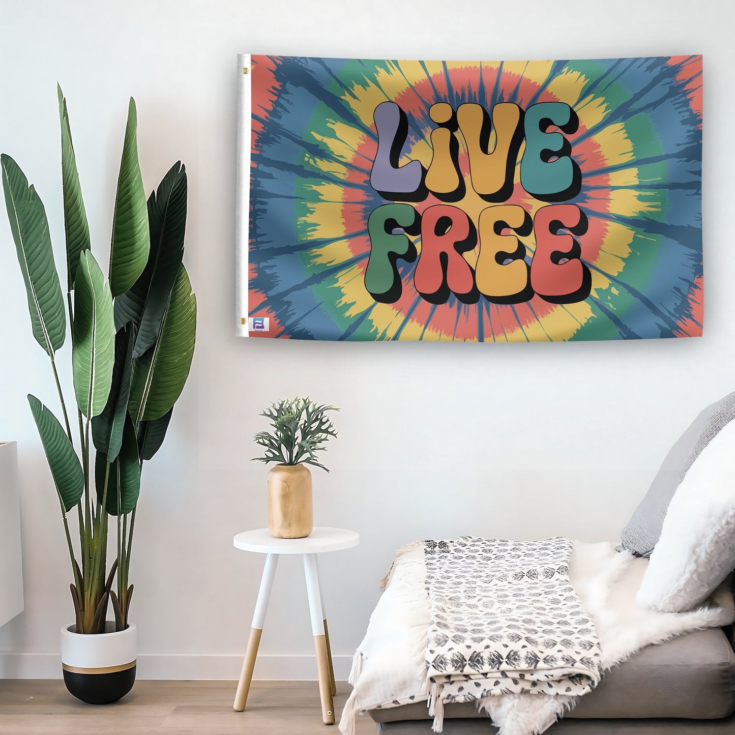Live Free Flag