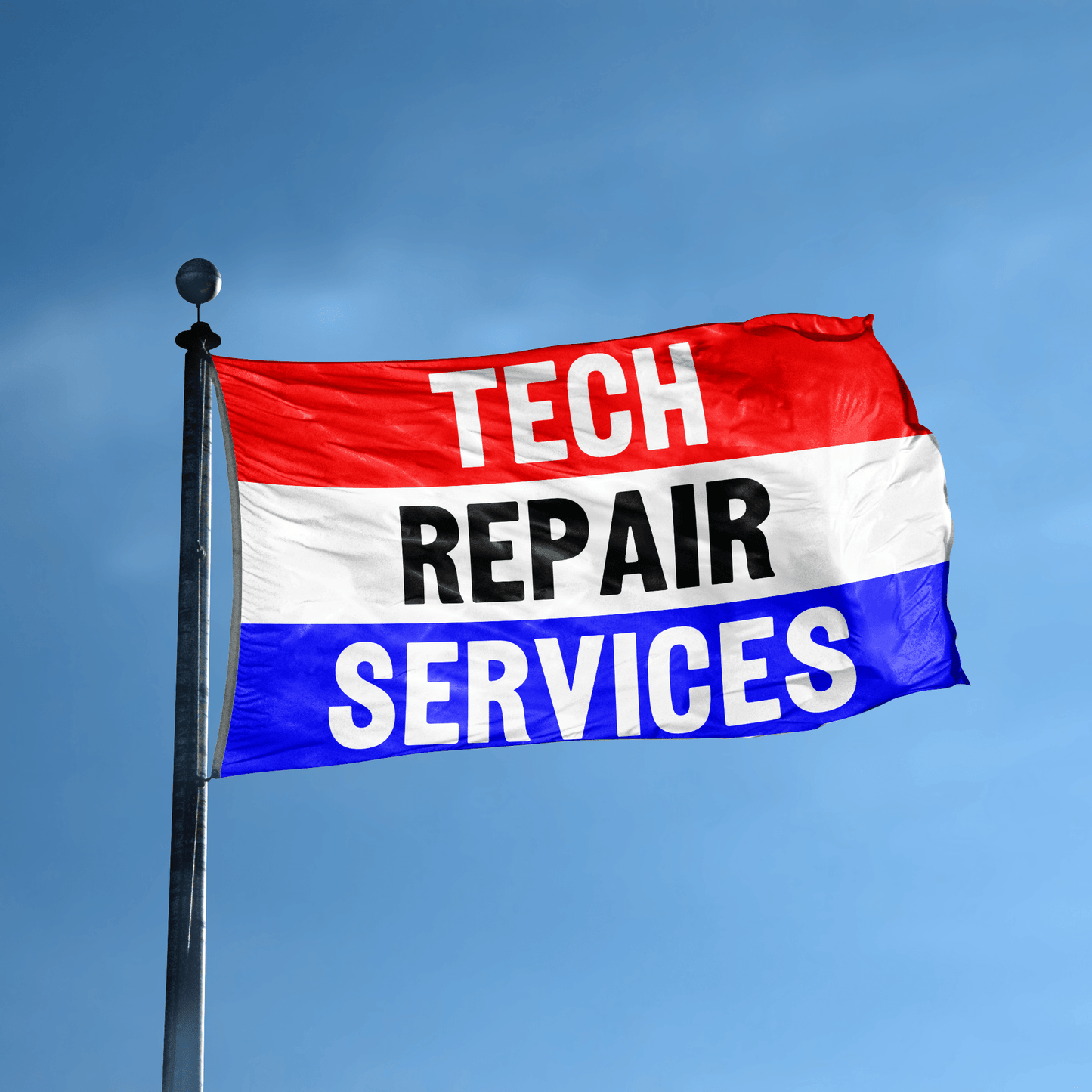 Tech Repair Services Business Flag