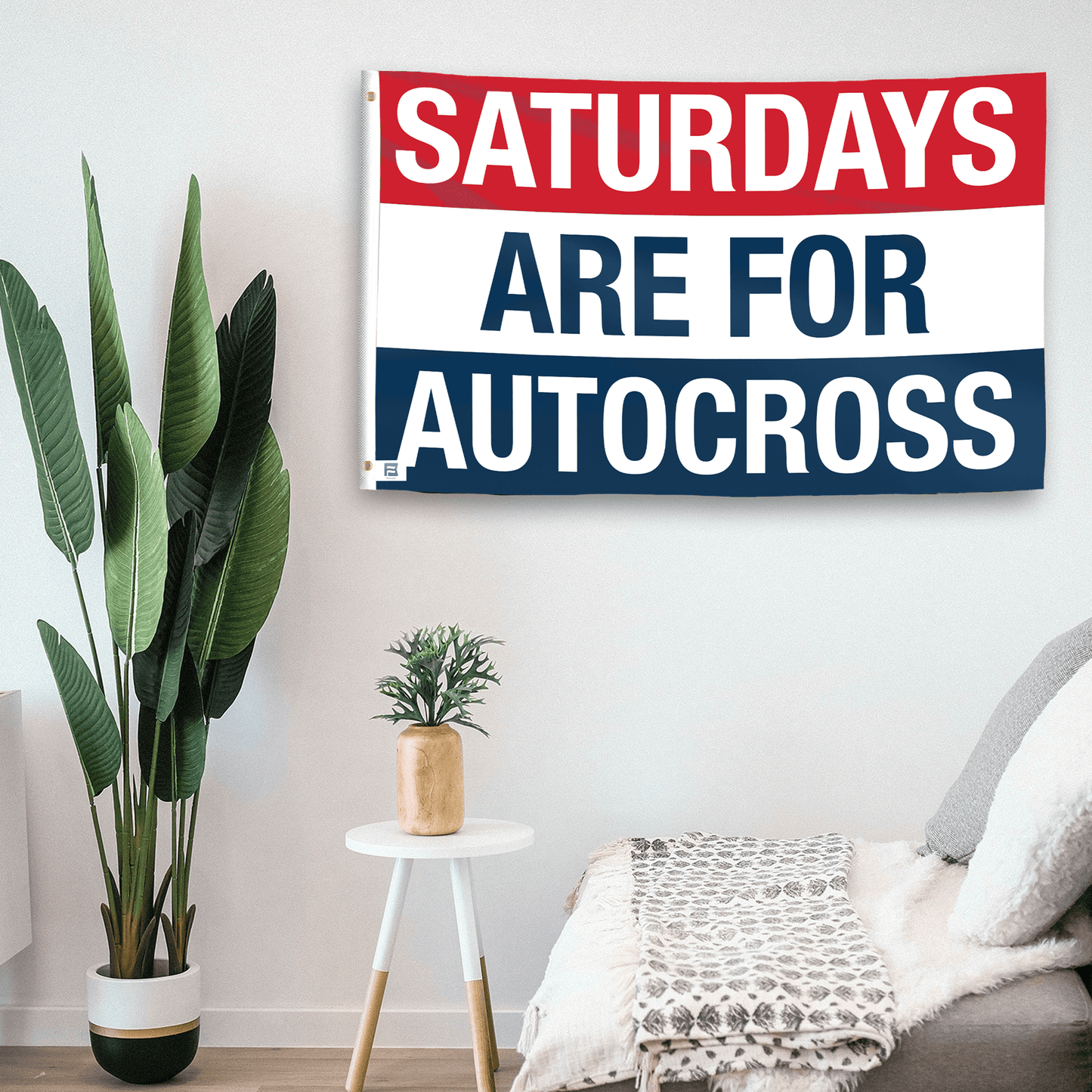 Saturdays Are for Autocross Flag