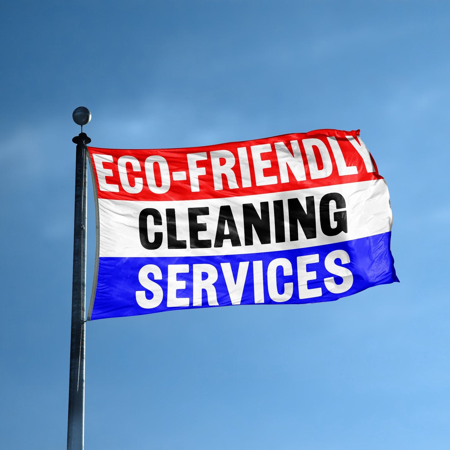 Eco-friendly Cleaning Services Business Flag