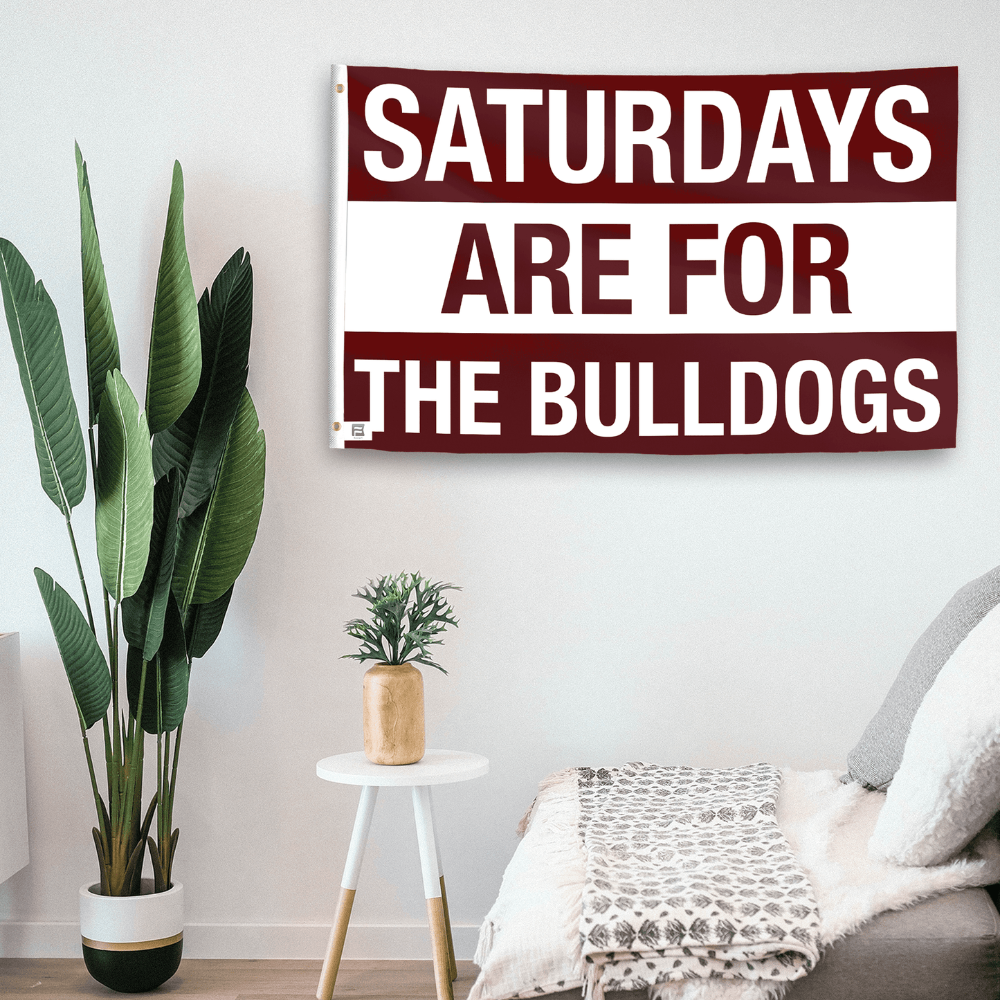 Saturdays Are for the Bulldogs Mississippi Flag