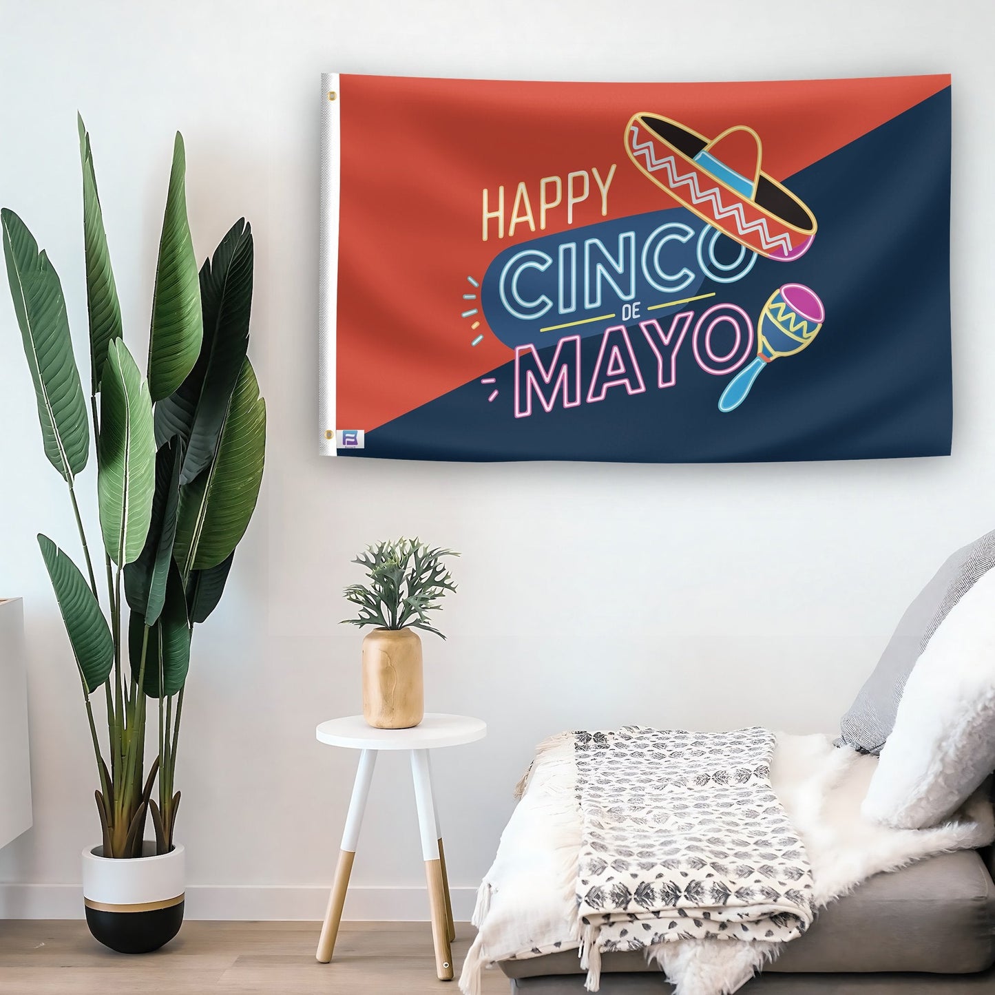 Happy Cinco De Mayo Flag
