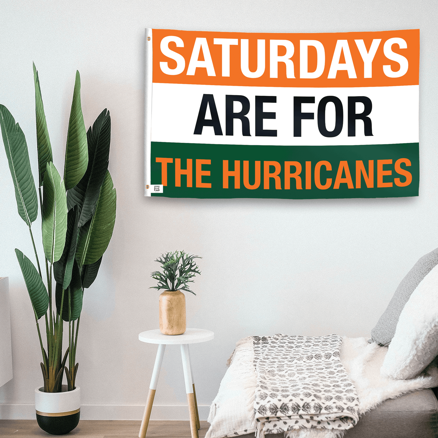 Saturdays Are for the Hurricanes Flag