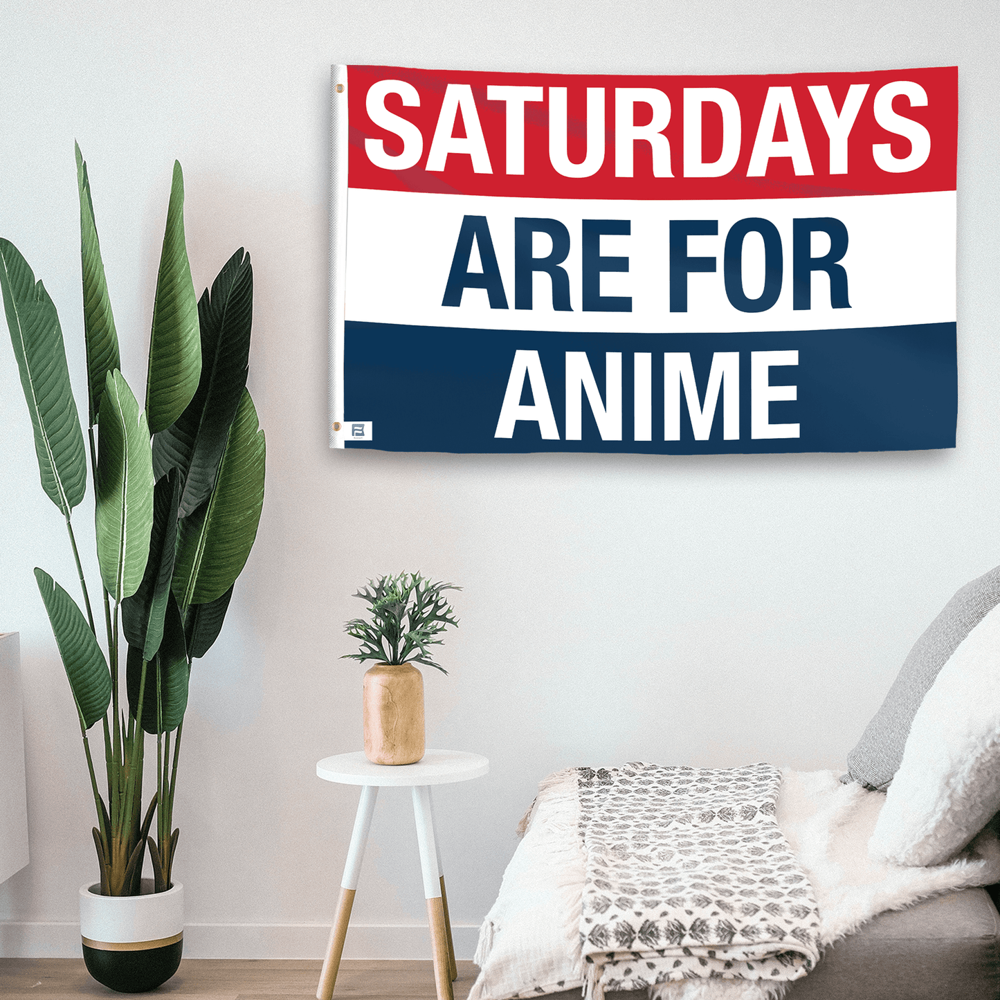 Saturdays Are for Anime Flag
