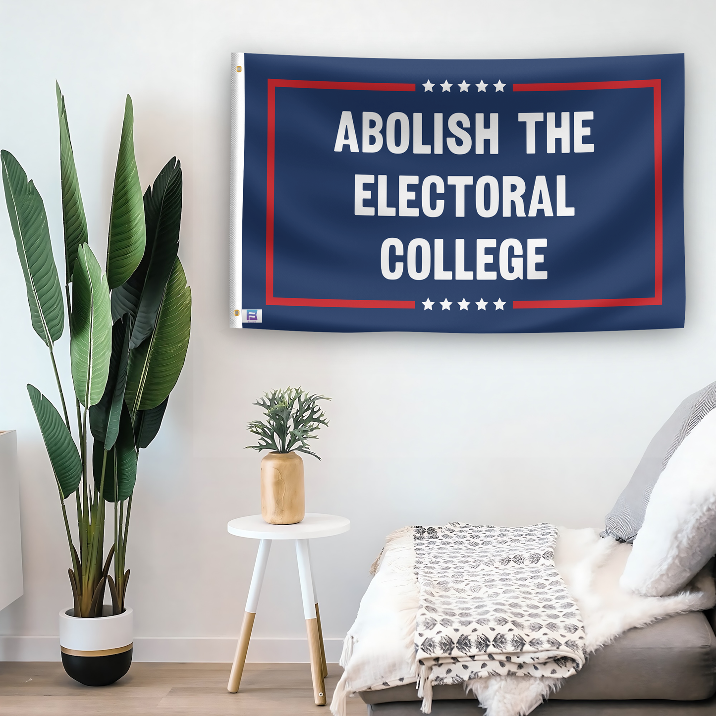 Abolish The Electoral College Political Flag