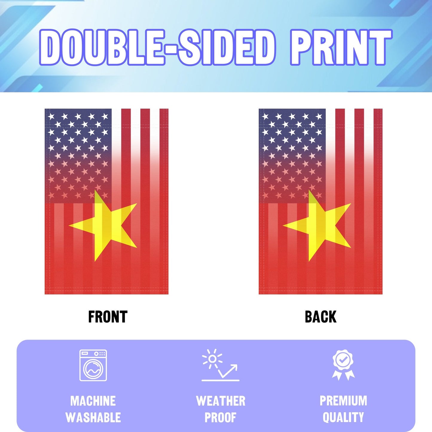 Vietnamese American Garden Flag