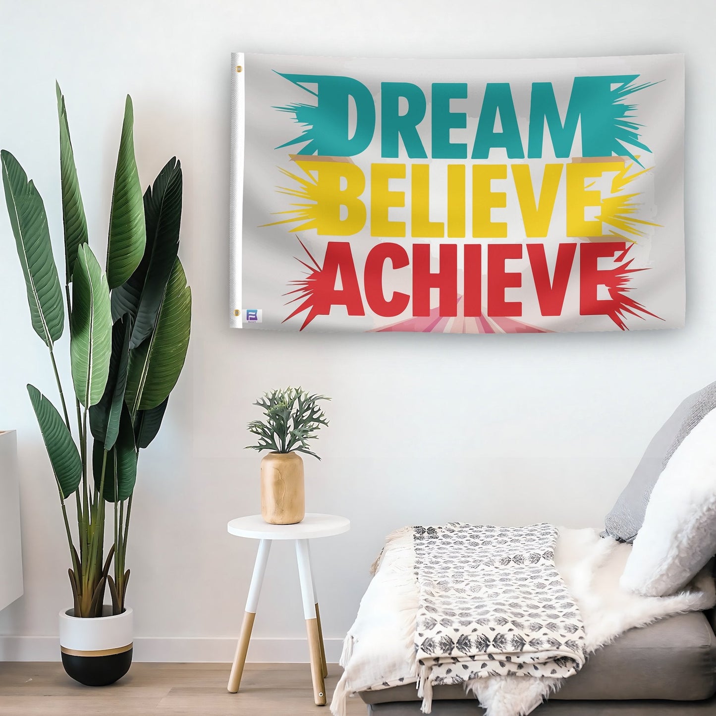 Dream Believe Achieve Flag