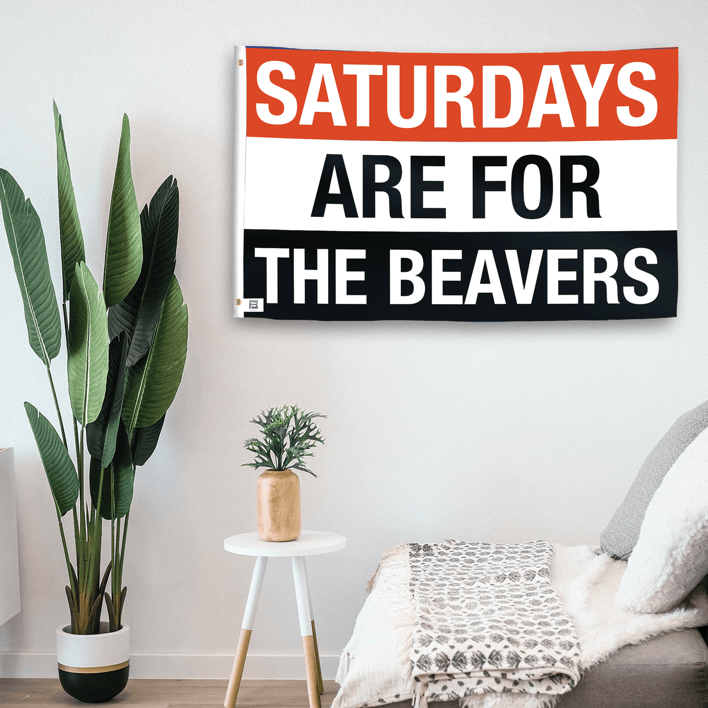 Saturdays Are for the Beavers Flag