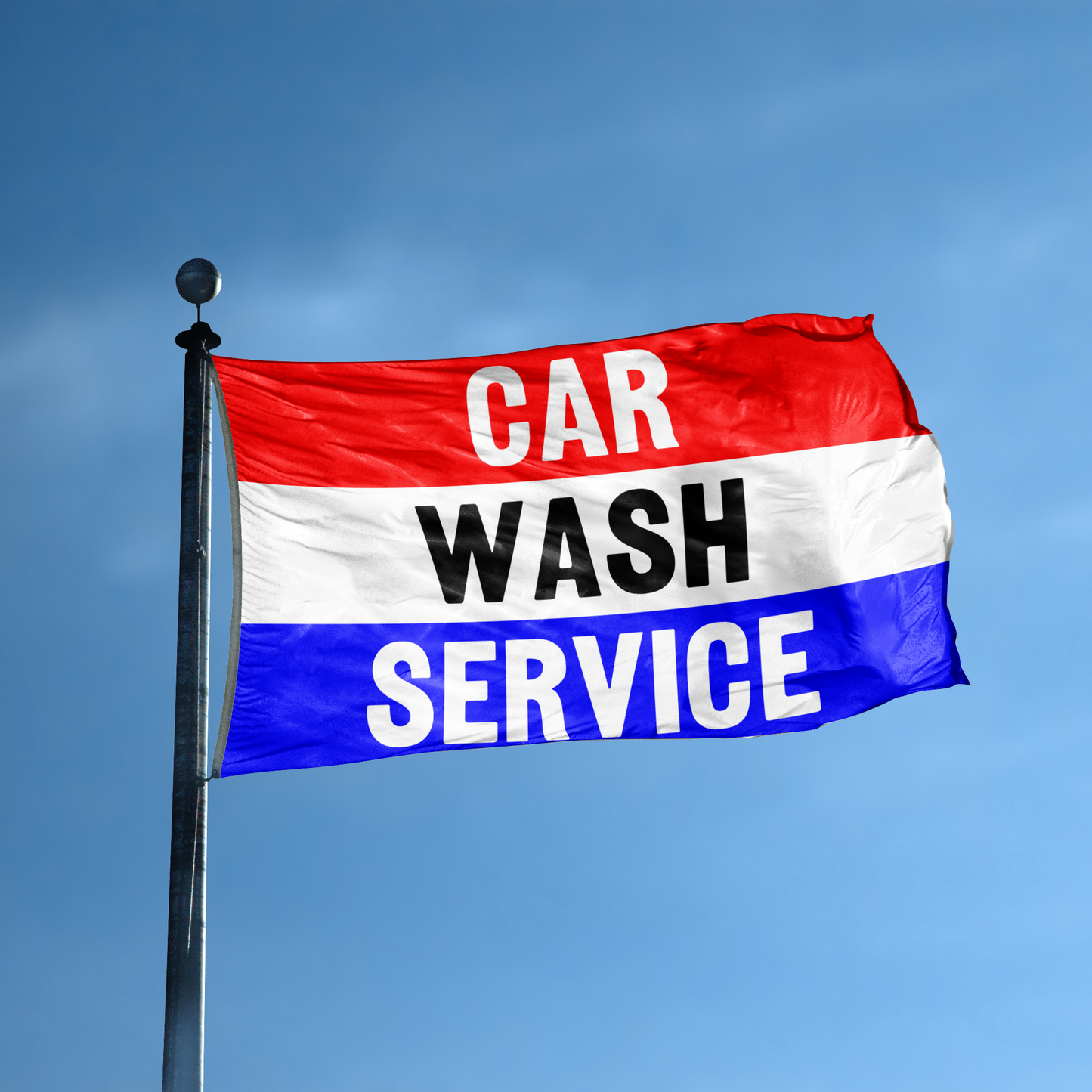 Car Wash Service Business Flag