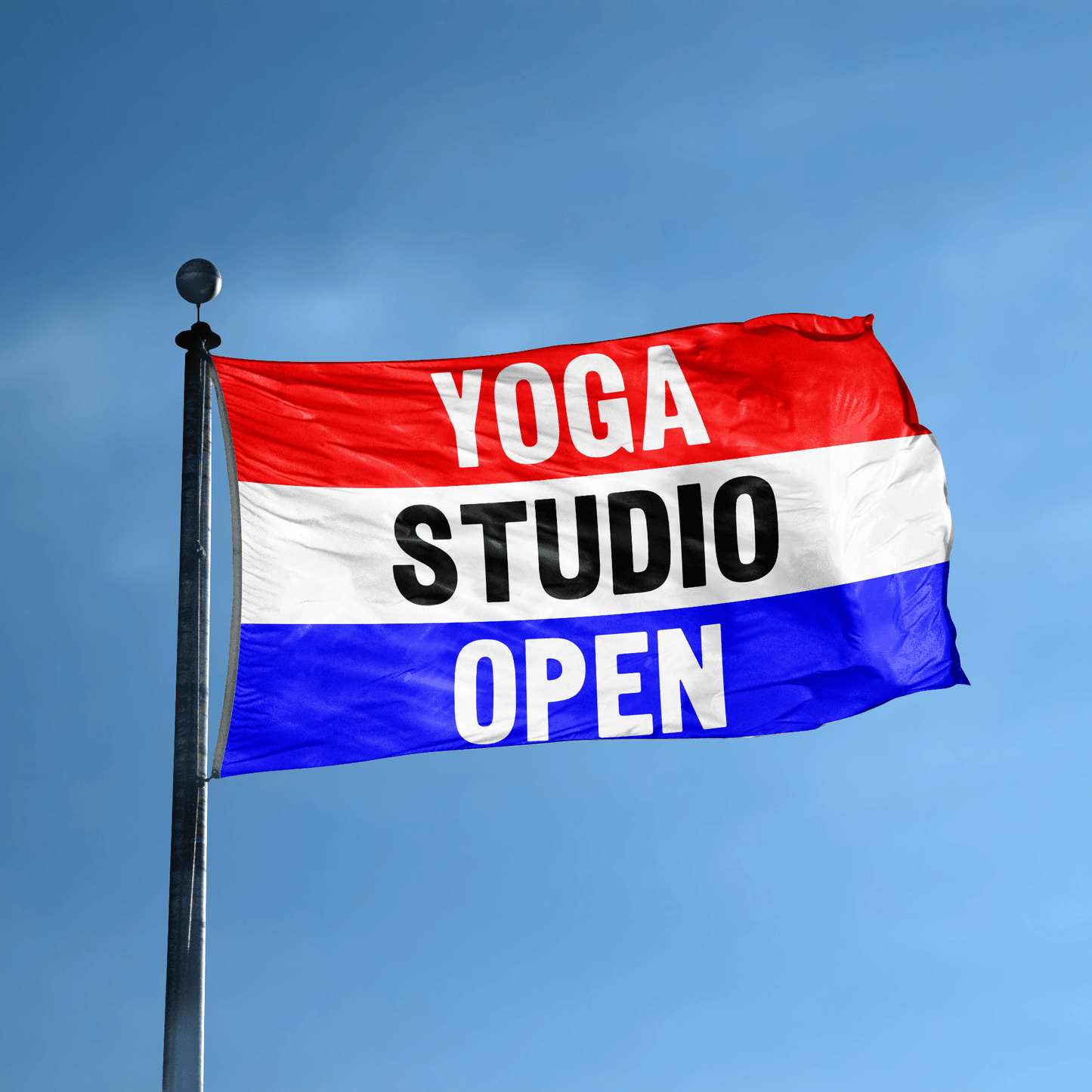 Yoga Studio Open Business Flag