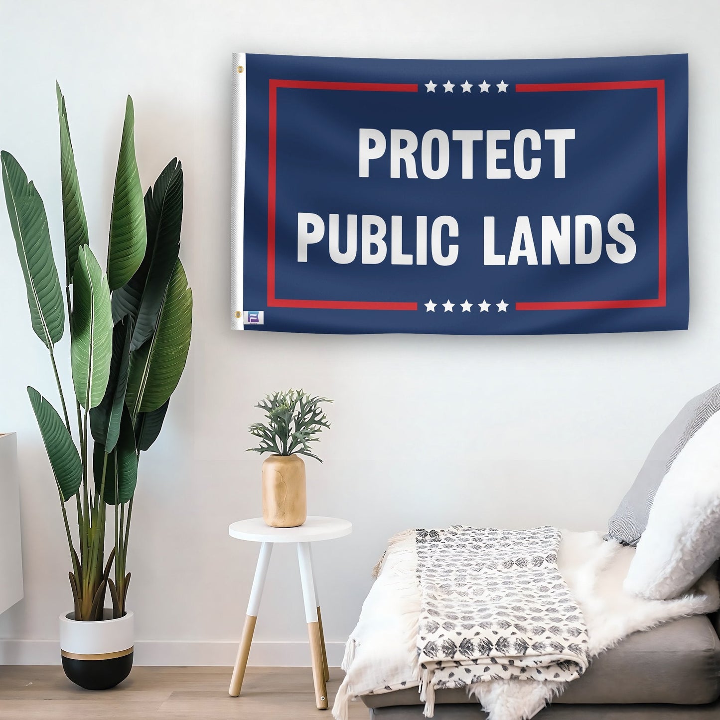 Protect Public Lands Political Flag