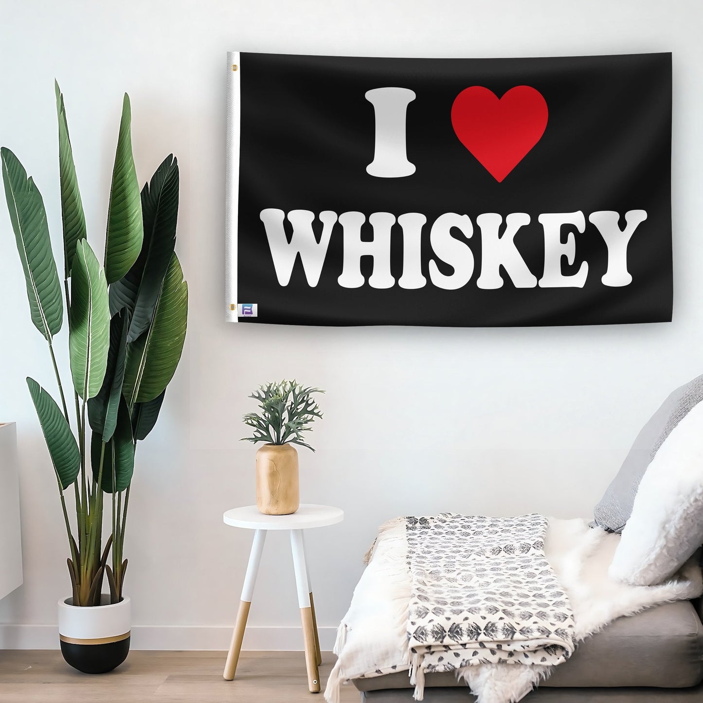 I Love Whiskey Flag