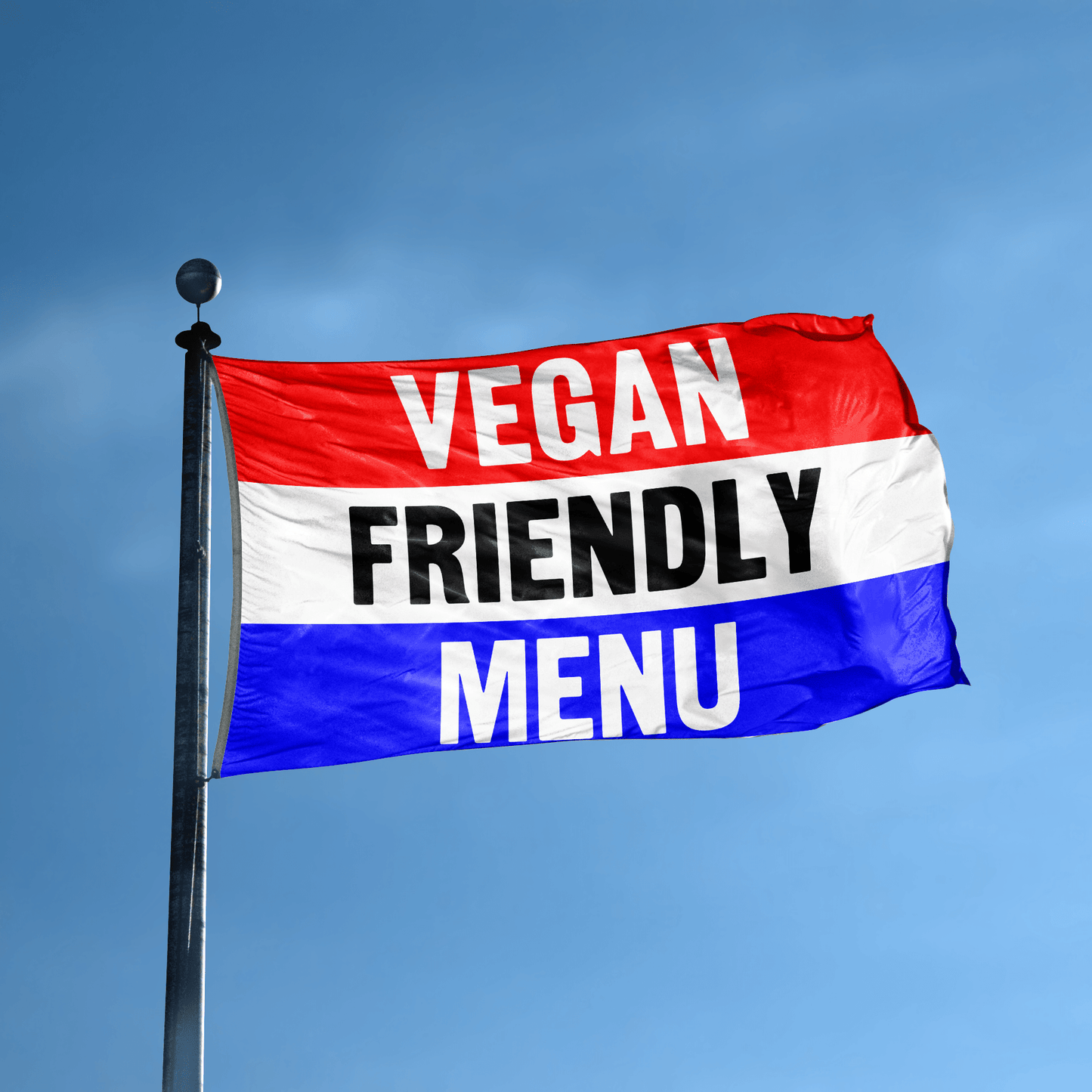 Vegan Friendly Menu Business Flag