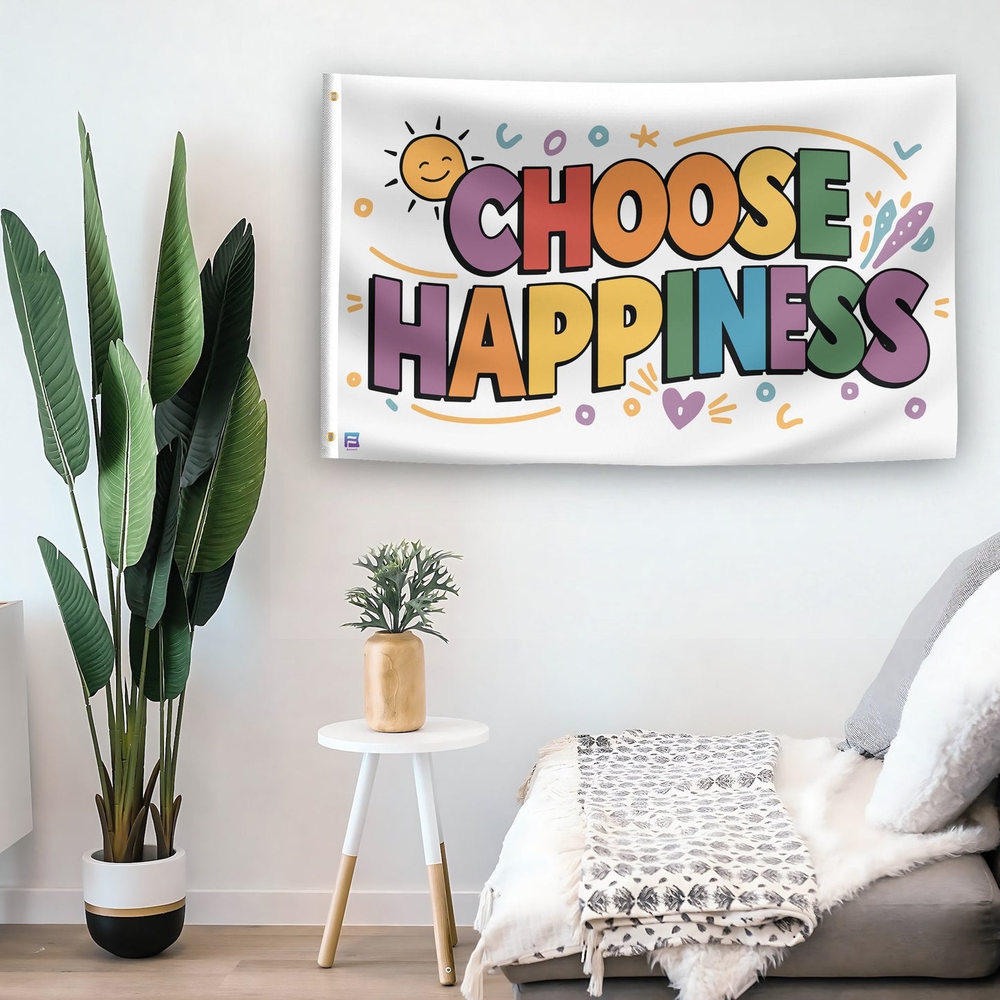 Choose Happiness Flag