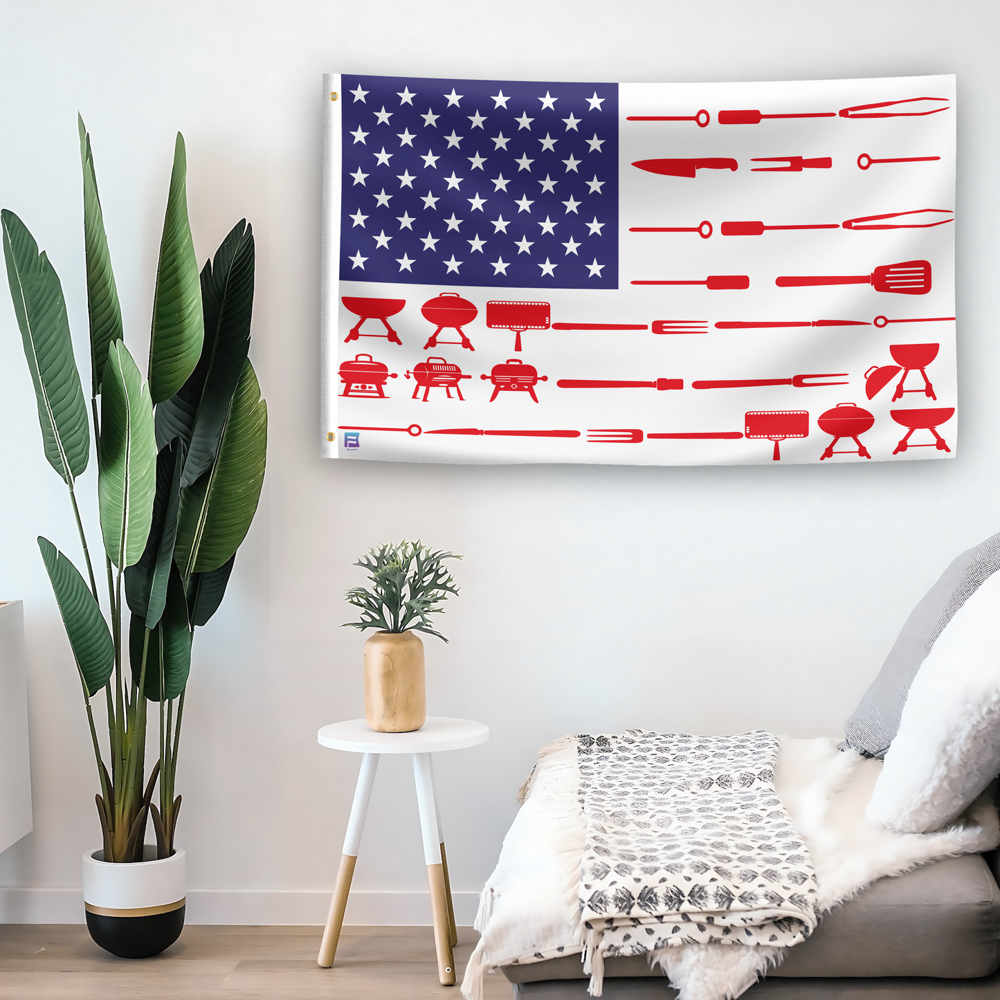 BBQ Stripes American Flag