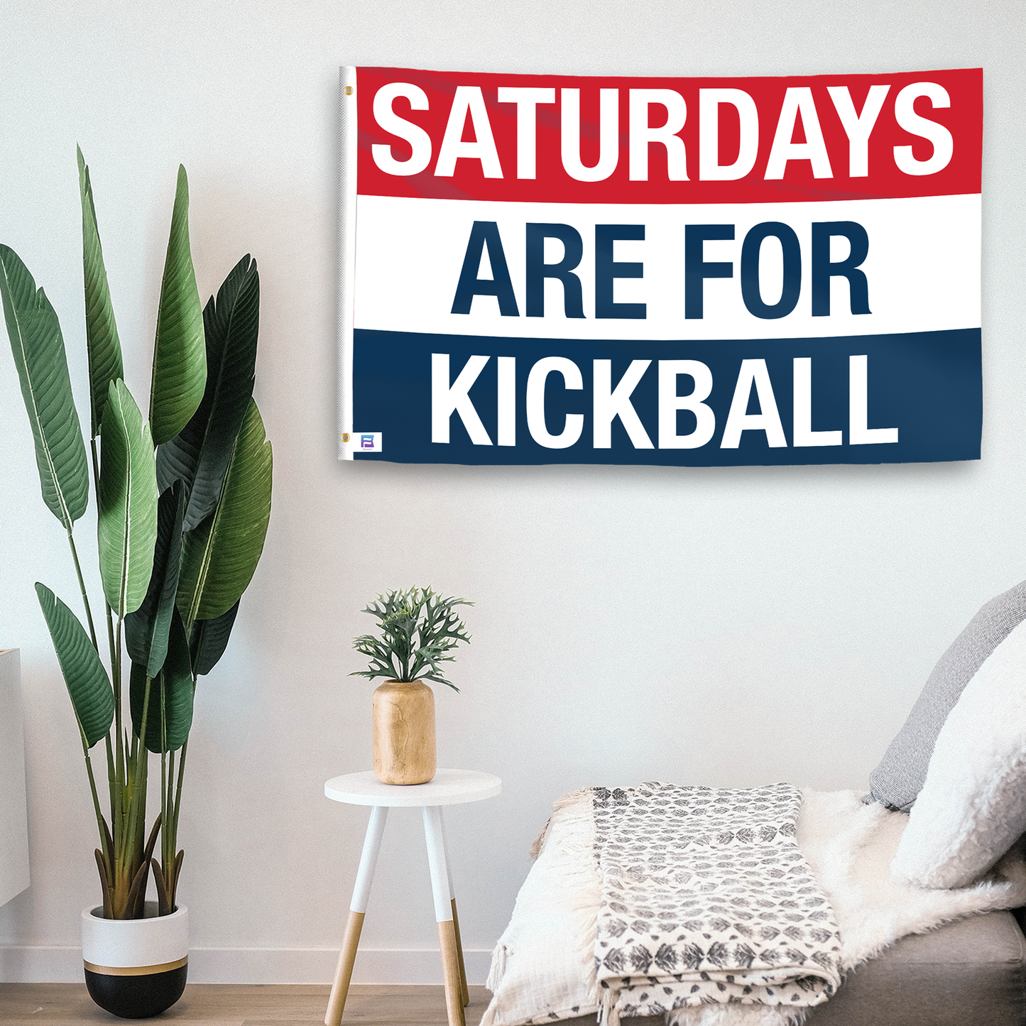 Saturdays Are for Kickball Flag