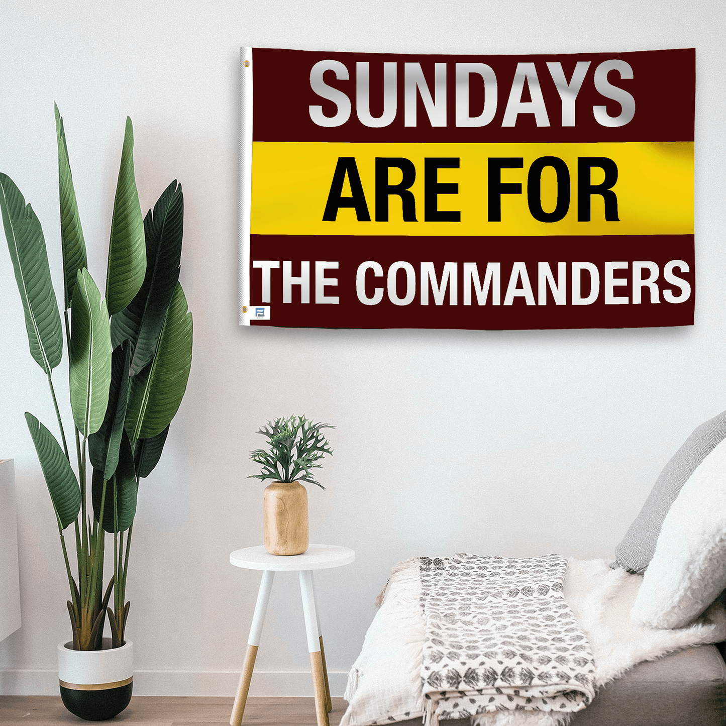 Sundays Are for the Commanders Flag