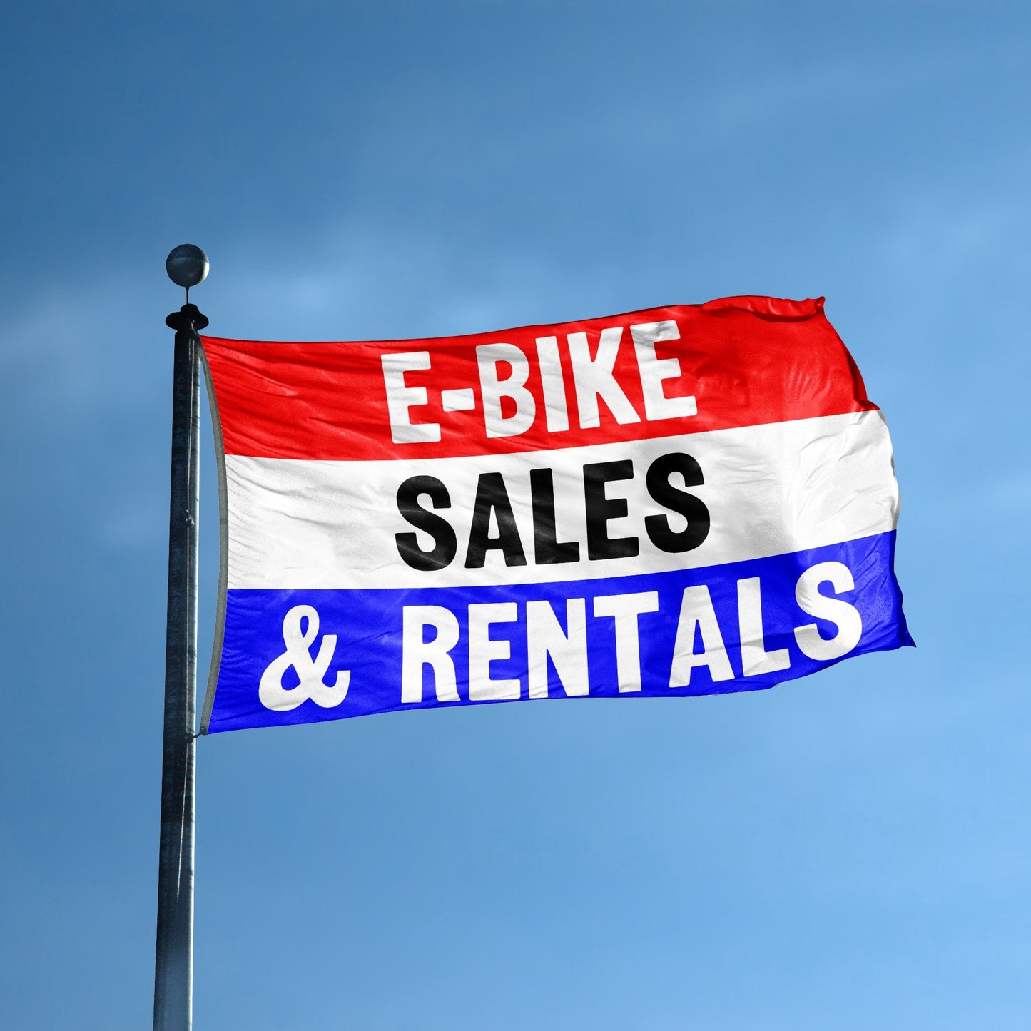 E-bike Sales & Rentals Storefront Flag