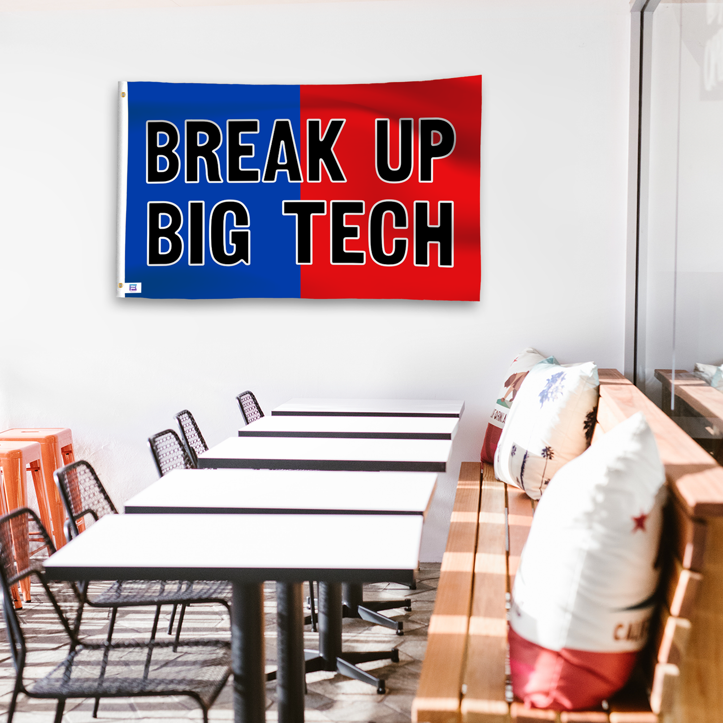 Break Up Big Tech Flag