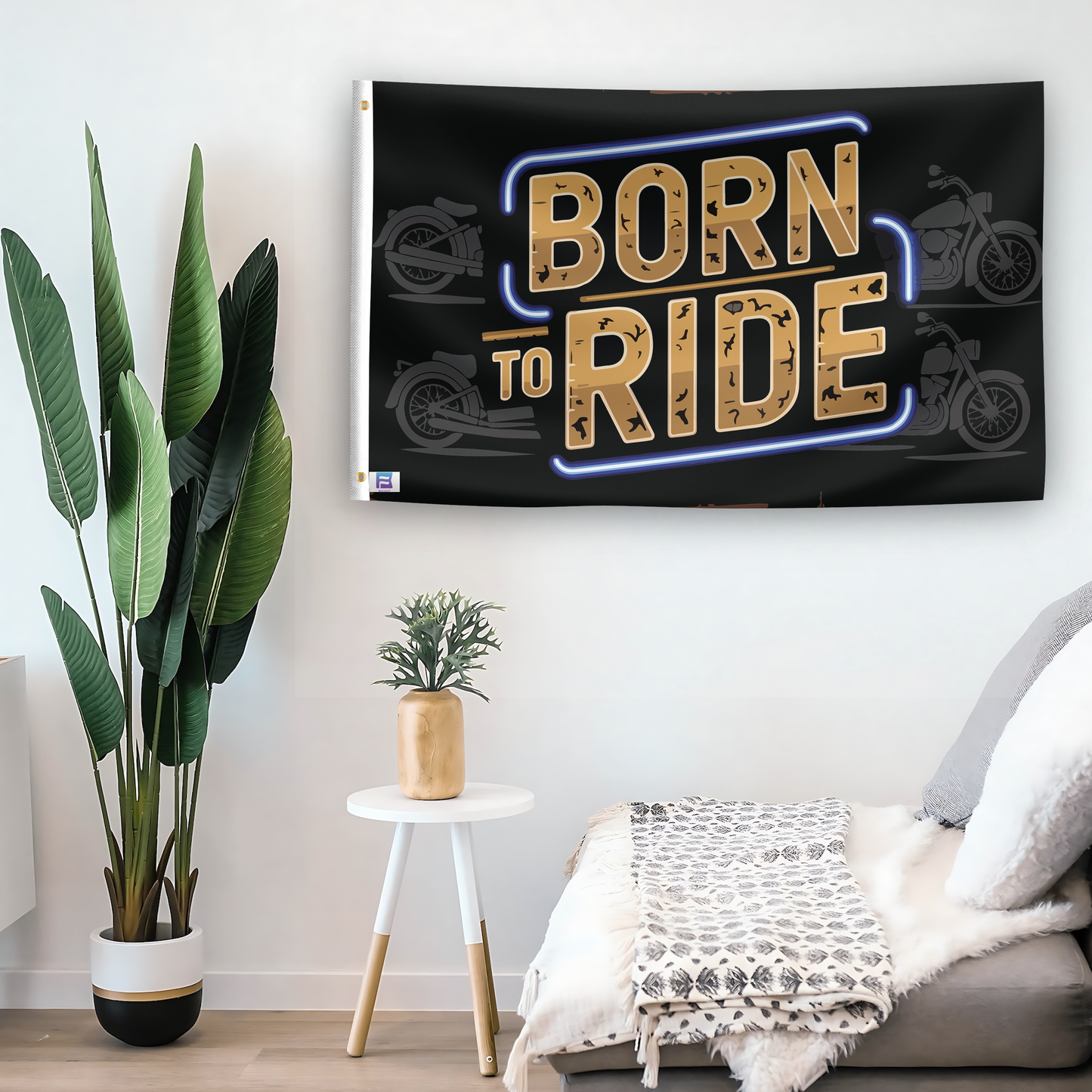 Born To Ride Flag