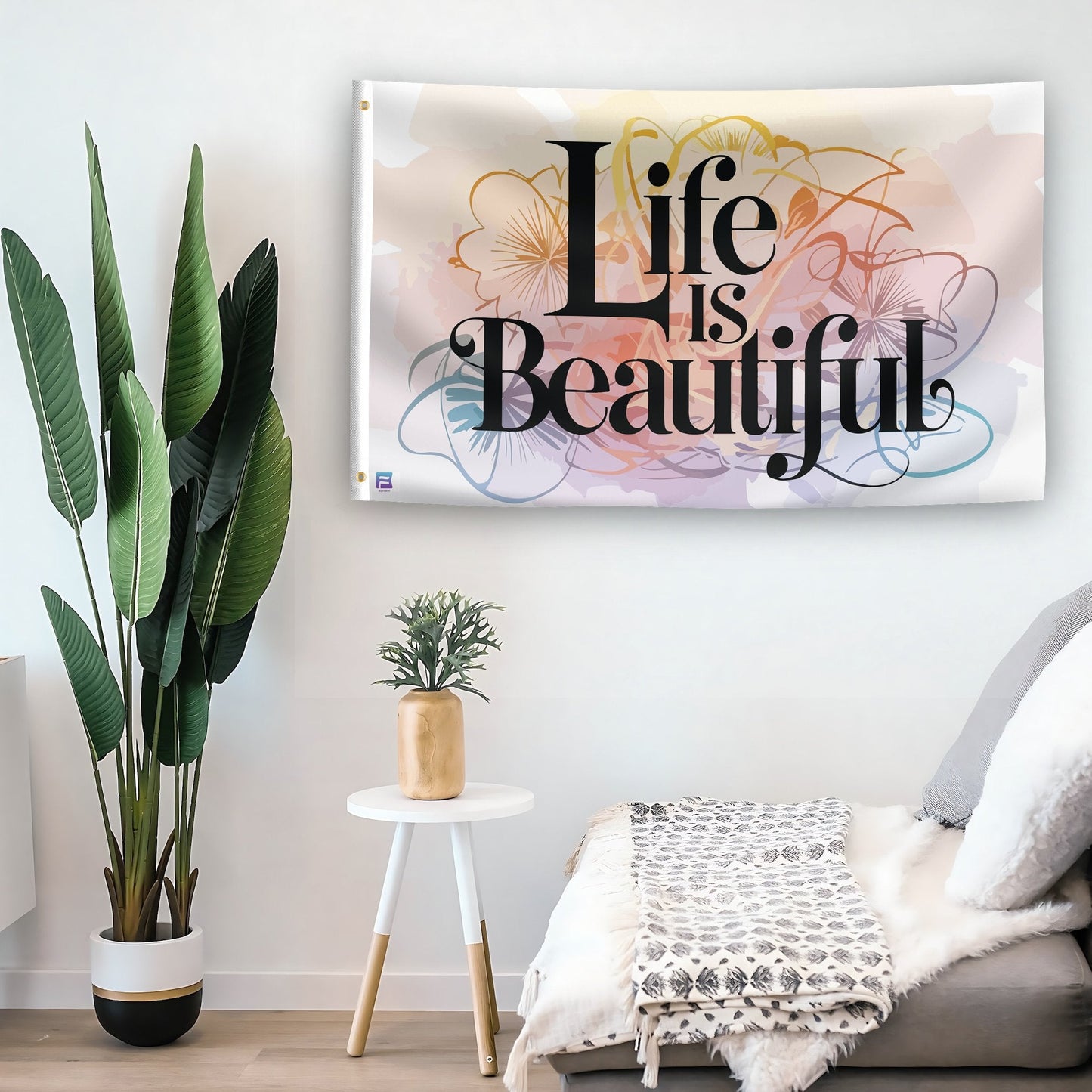 Life Is Beautiful Flag