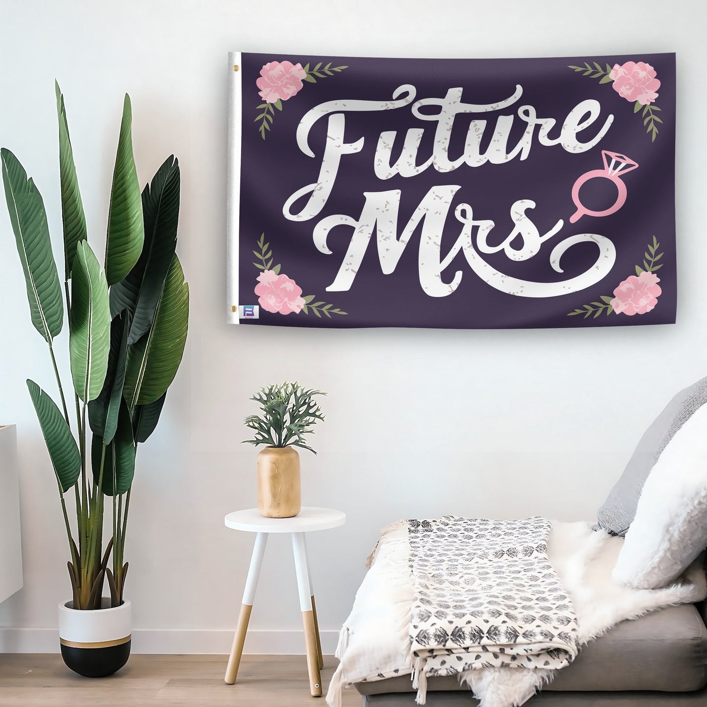 Future Mrs Engagement Flag