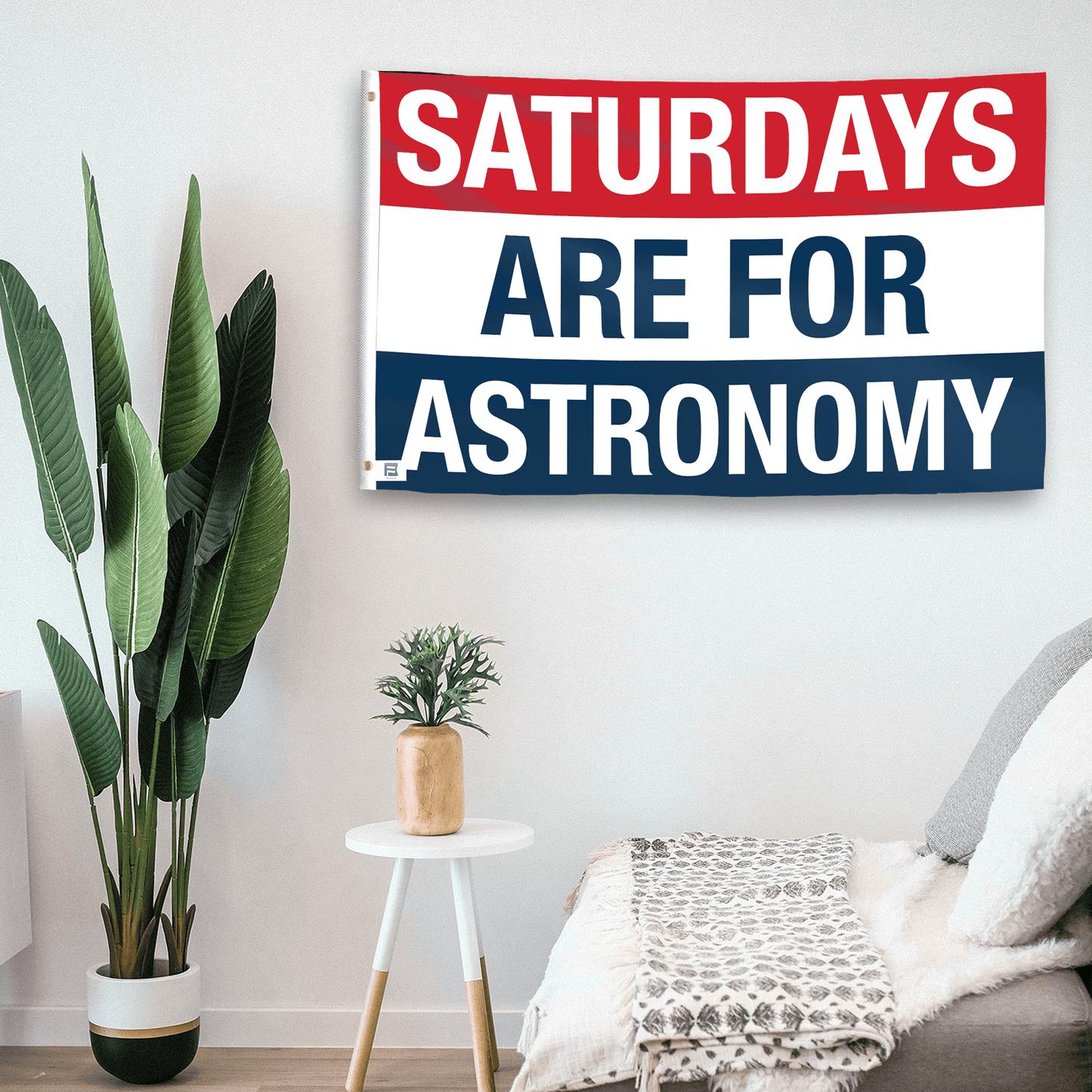 Saturdays Are for Astronomy Flag