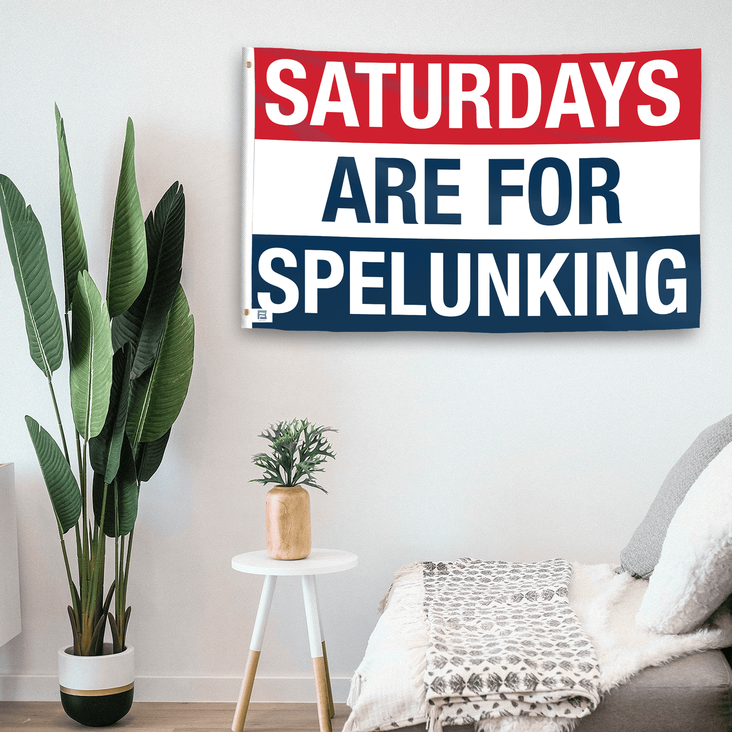 Saturdays Are for Spelunking Flag