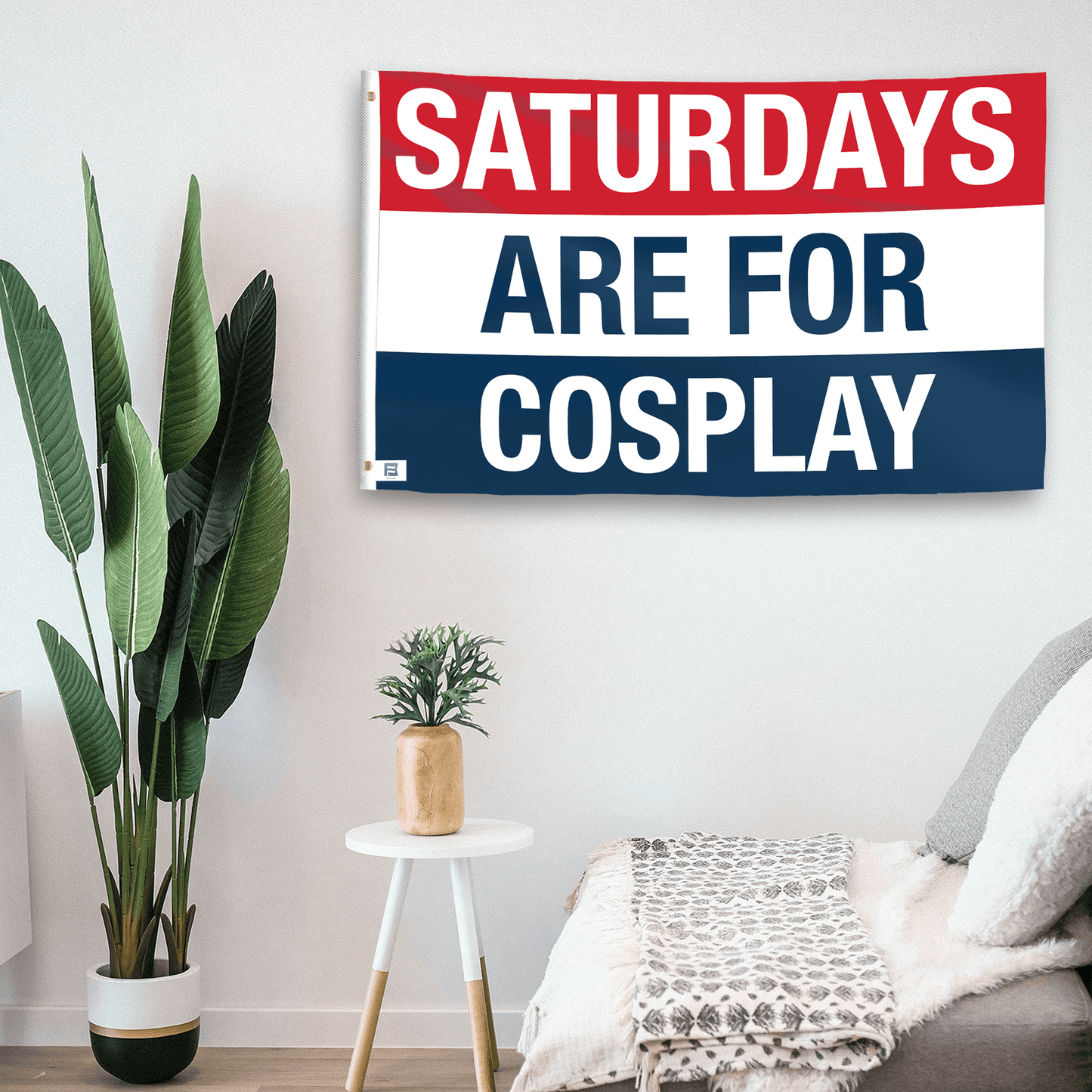 Saturdays Are for Cosplay Flag
