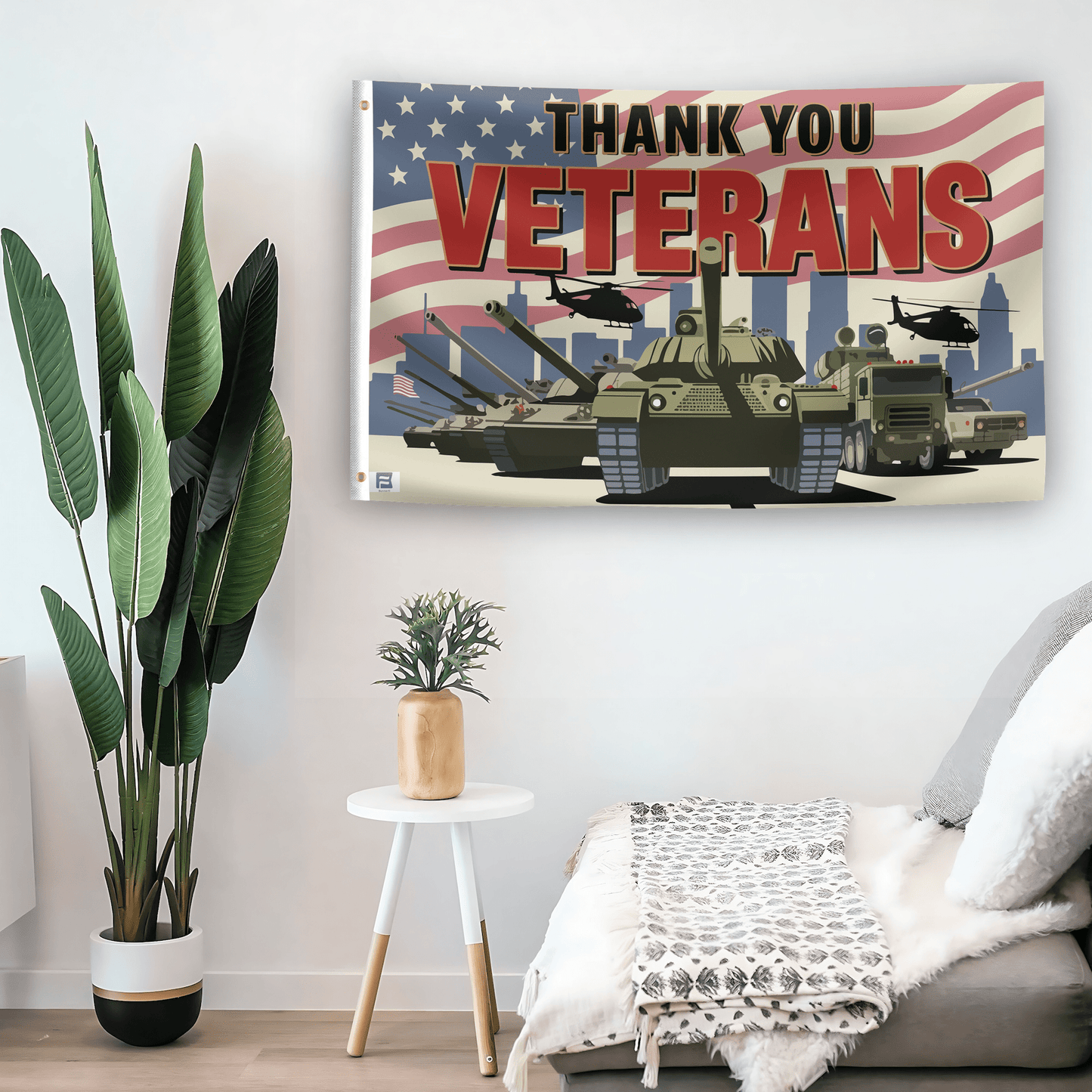 Thank You Veterans Flag