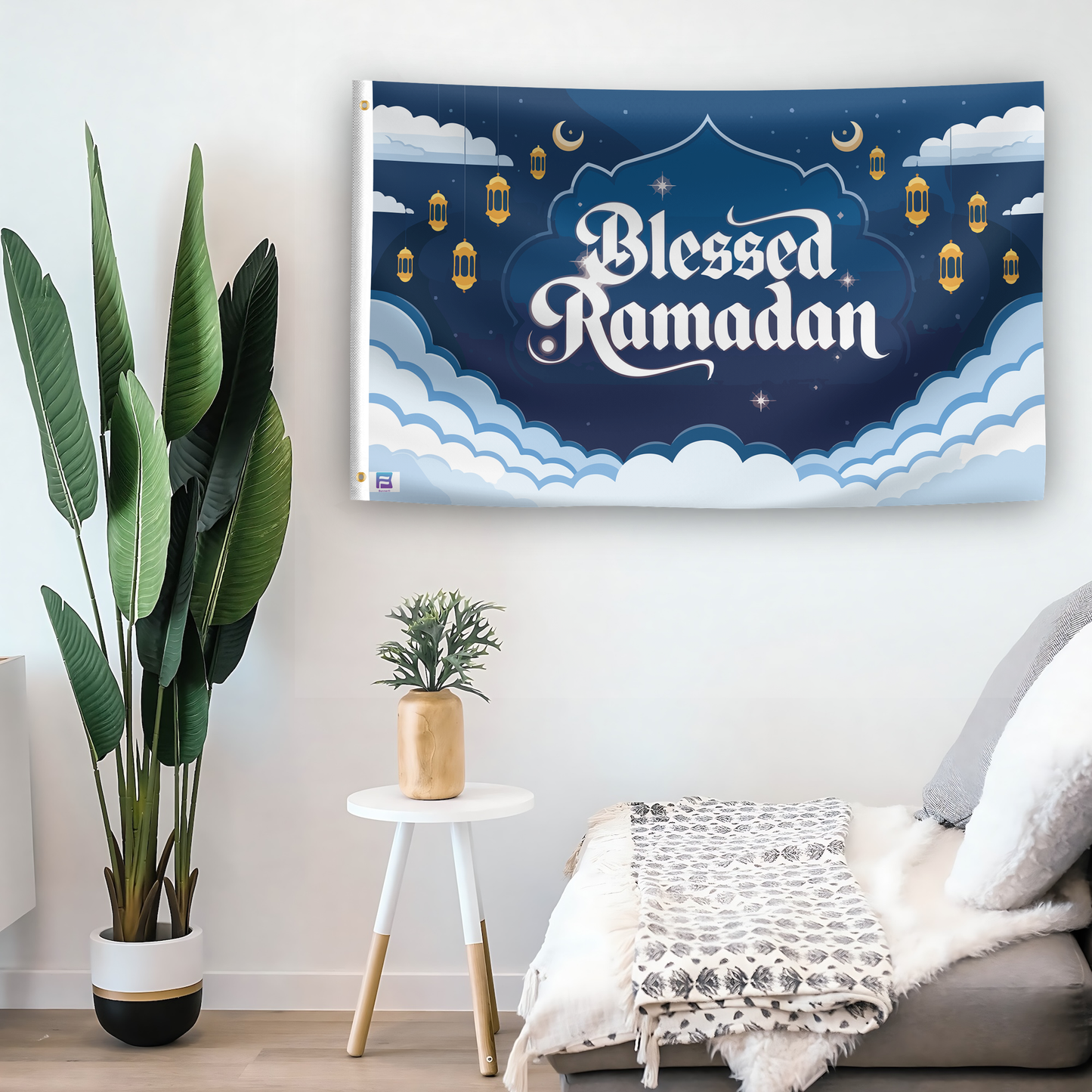 Blessed Ramadan Flag