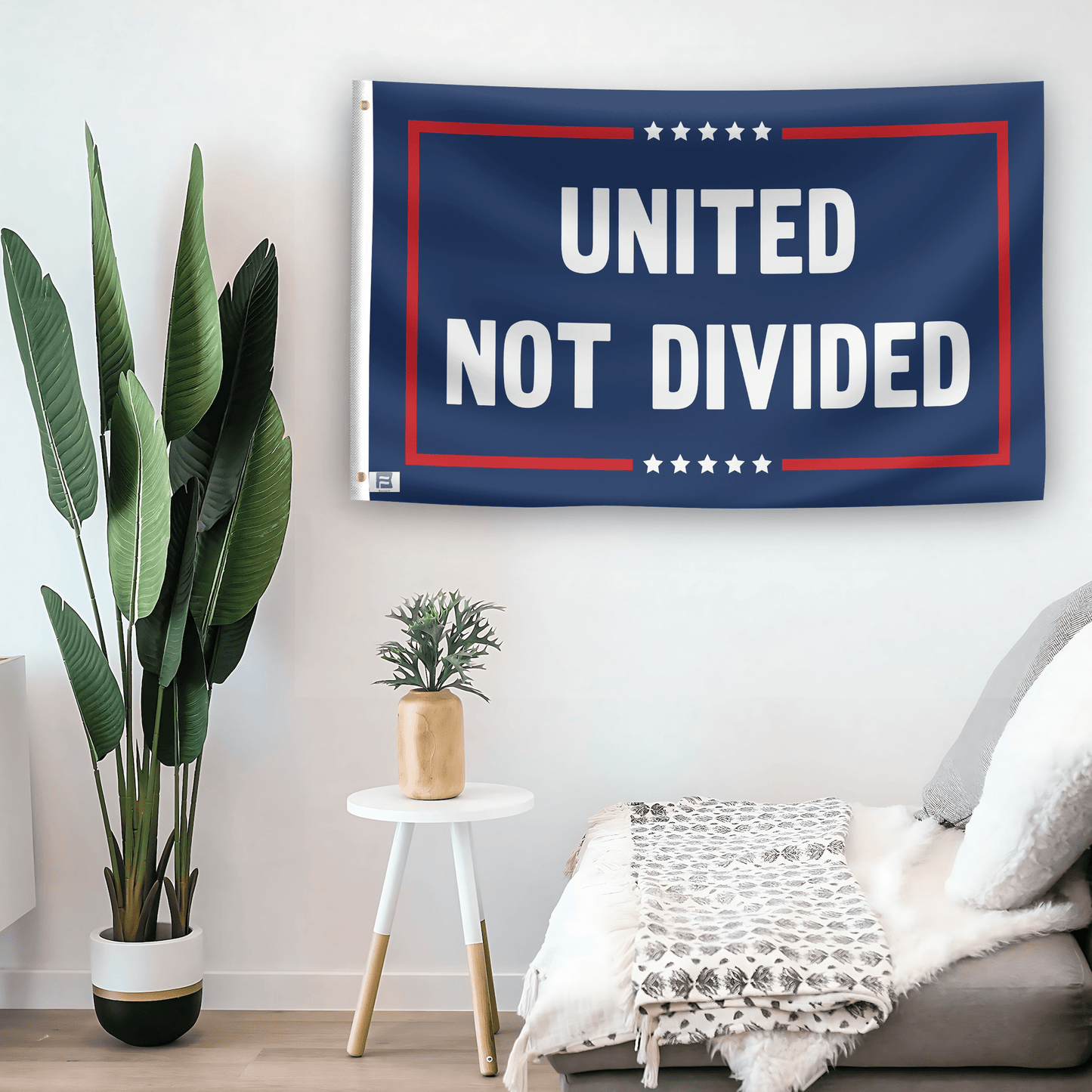 United Not Divided Political Flag