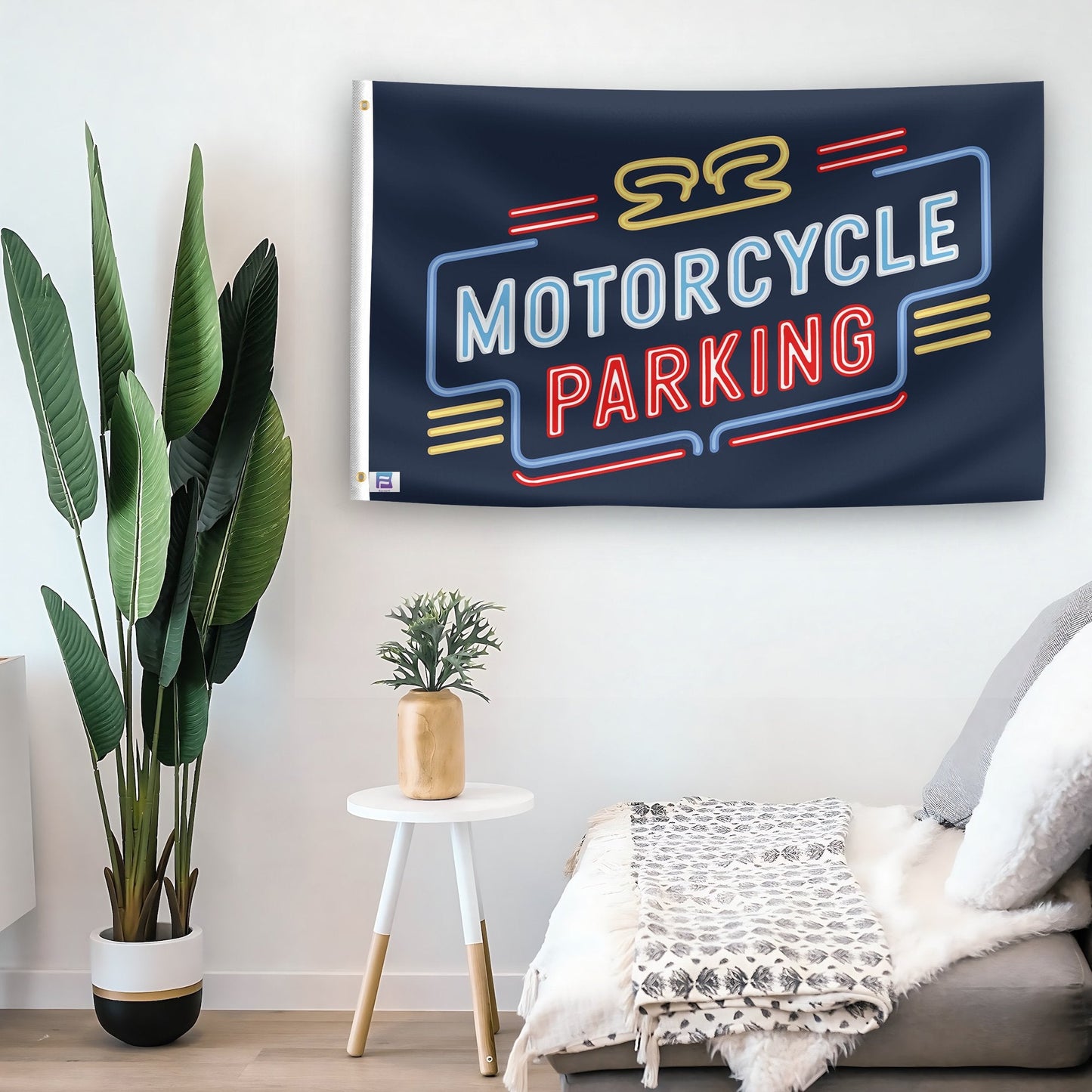Motorcycle Parking Flag