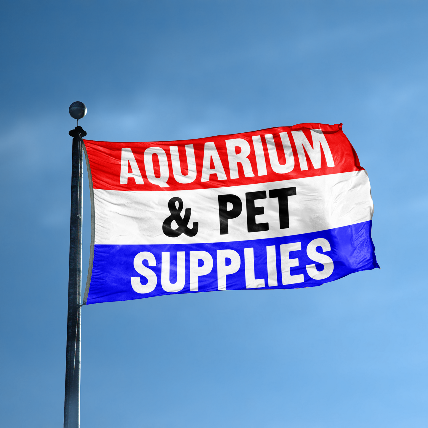 Aquarium And Pet Supplies Business Flag