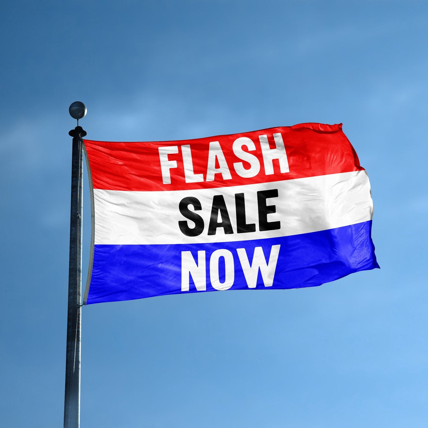 Flash Sale Now Business Flag